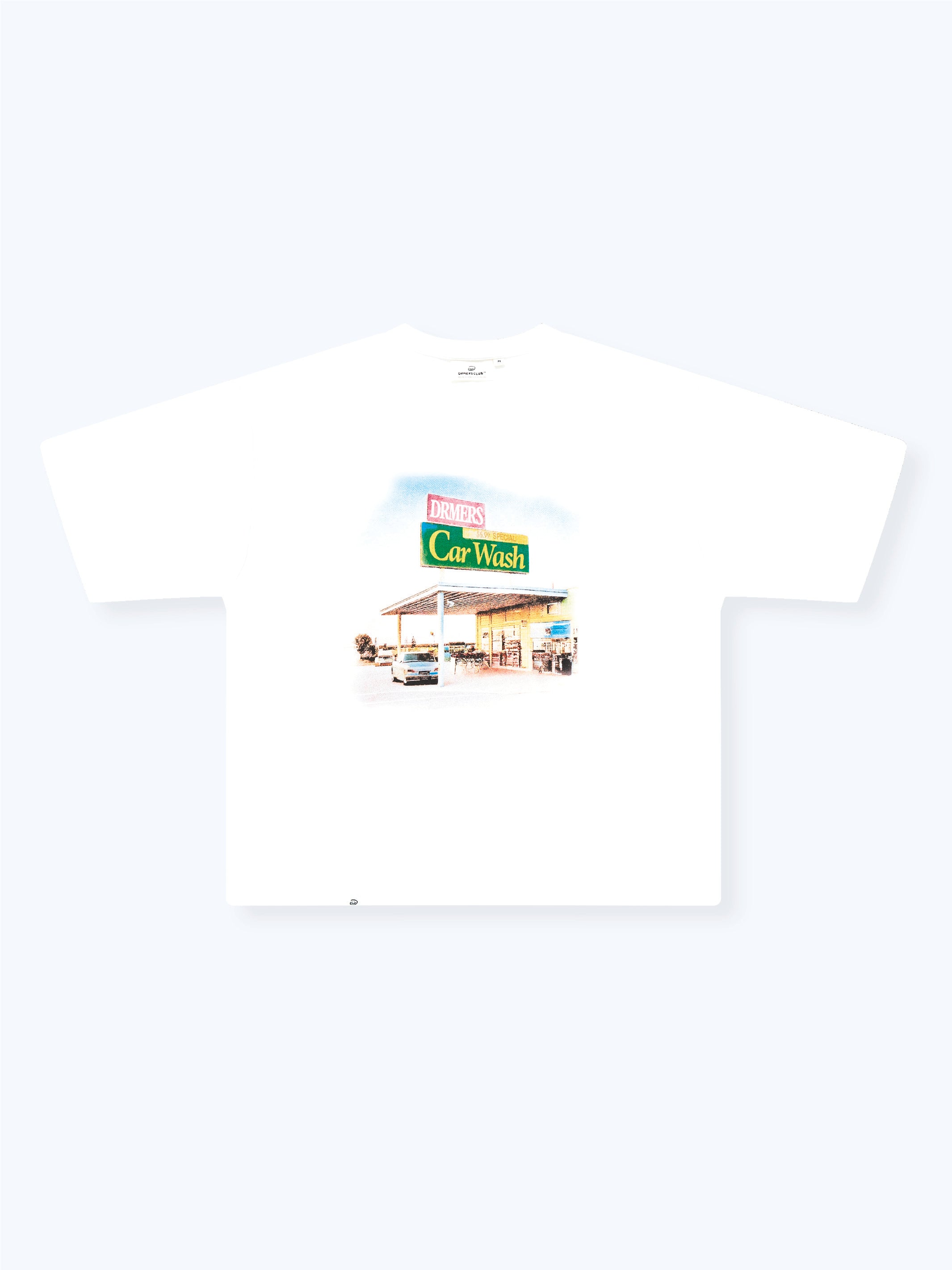 CAR WASH TEE - WHITE-Fineriform
