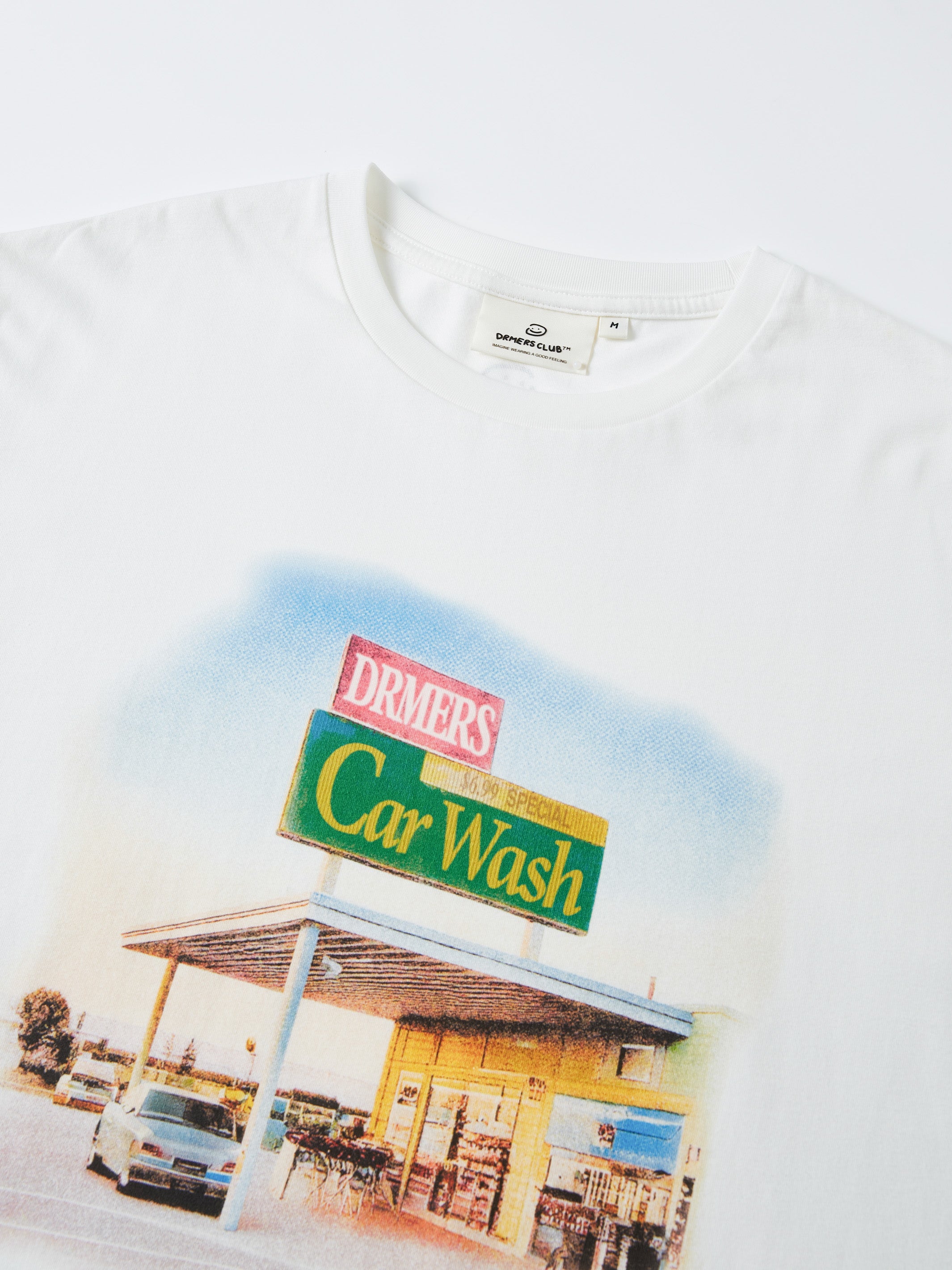 CAR WASH TEE - WHITE-Fineriform