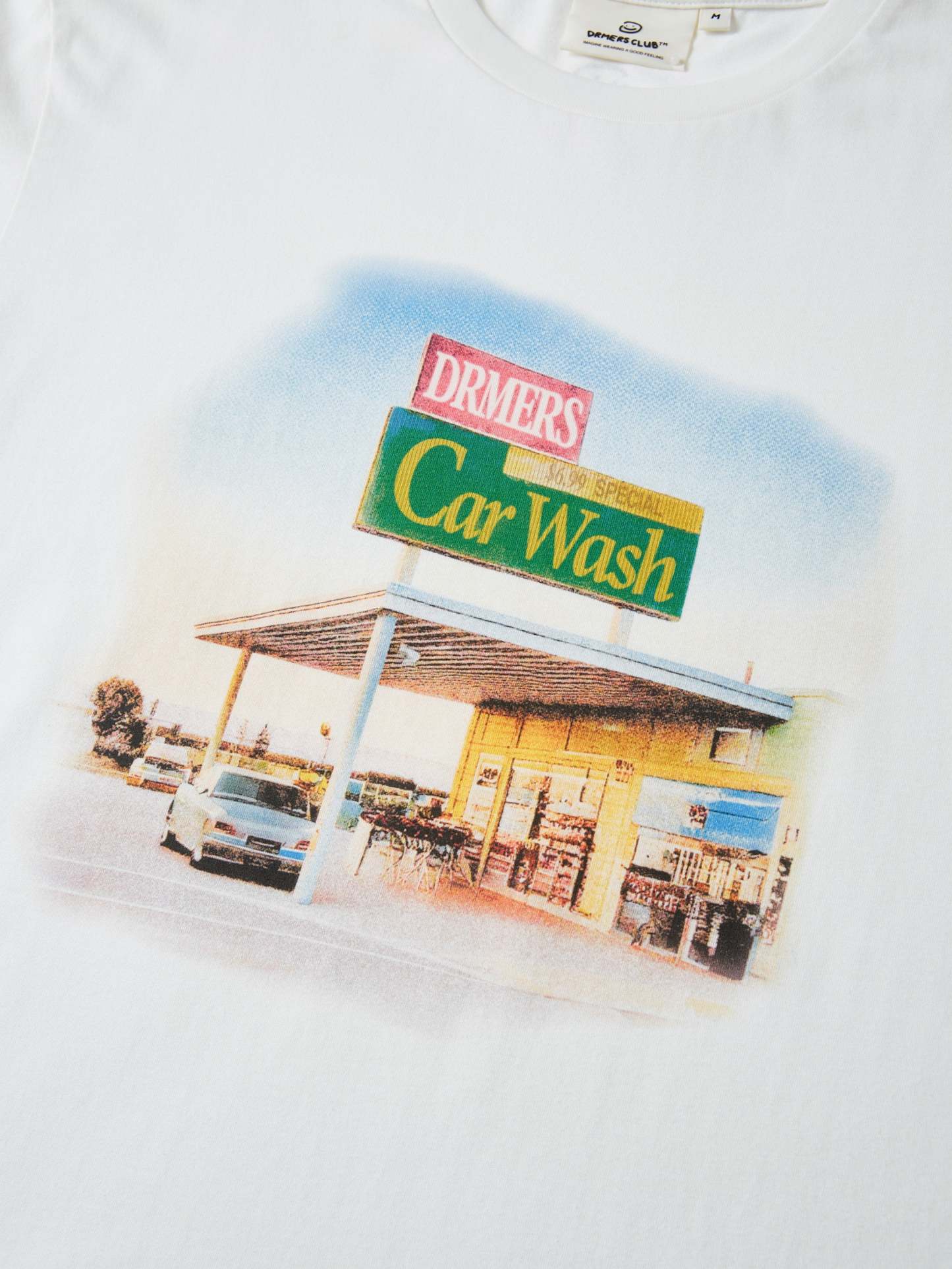 CAR WASH TEE - WHITE-Fineriform