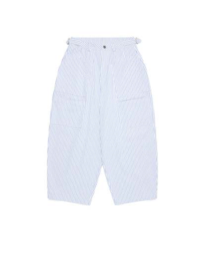 CANVAS BALLOON PINSTRIPE PANTS-Fineriform