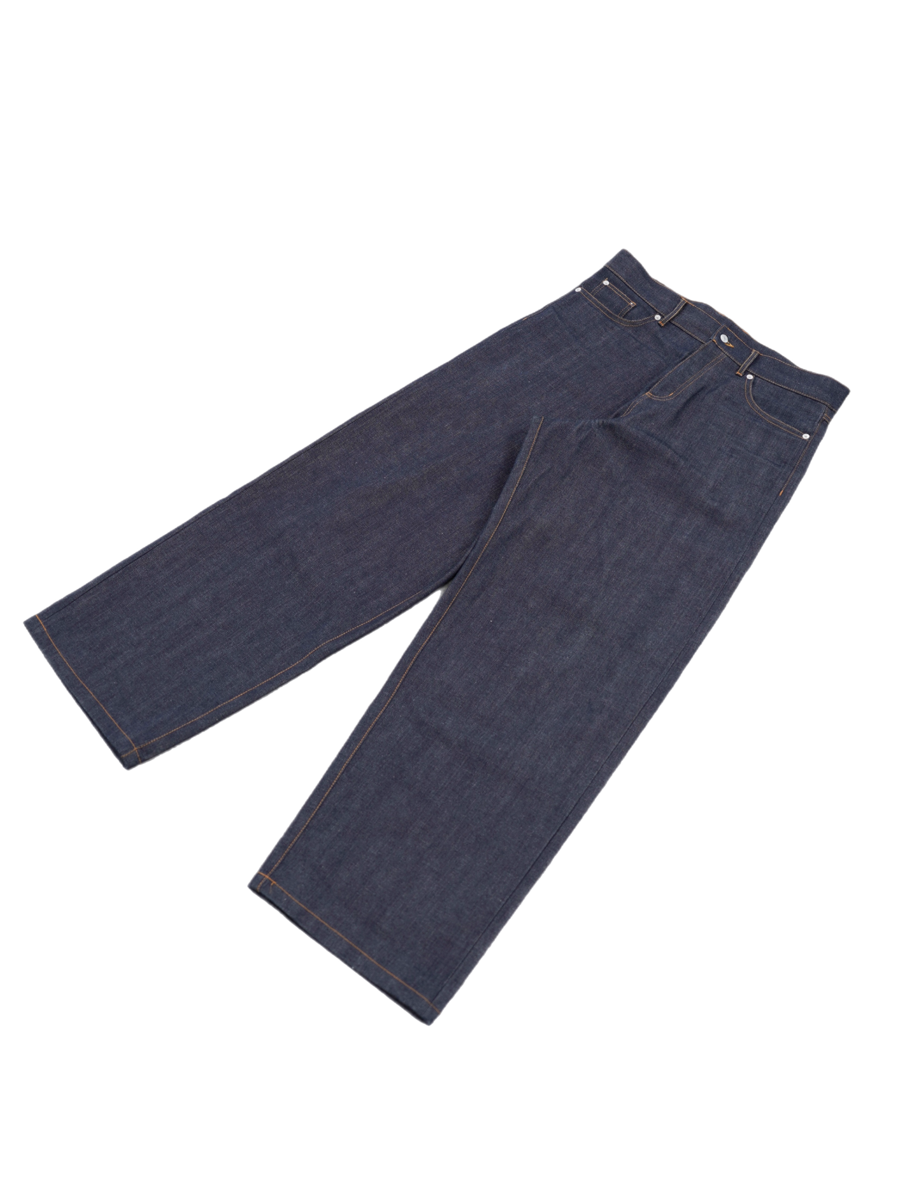 DARK INDIGO BAGGY JEANS-Fineriform