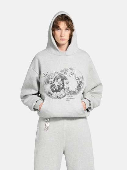 THE DISCO HOODIE - GRAY-Fineriform