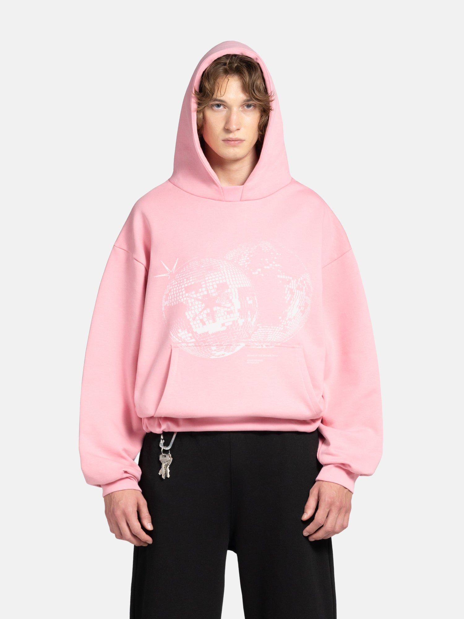 THE DISCO HOODIE - PINK-Fineriform