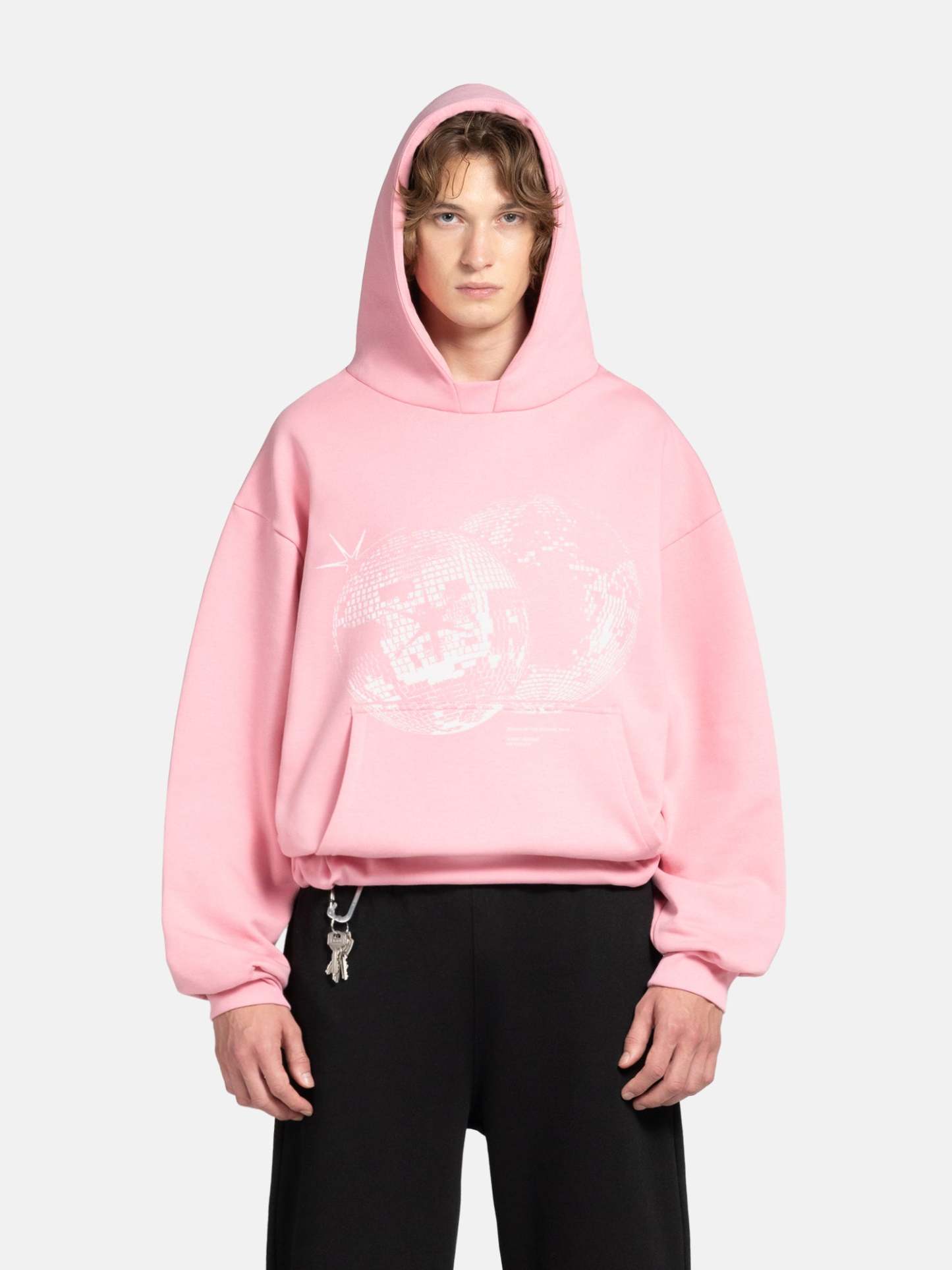 THE DISCO HOODIE - PINK-Fineriform