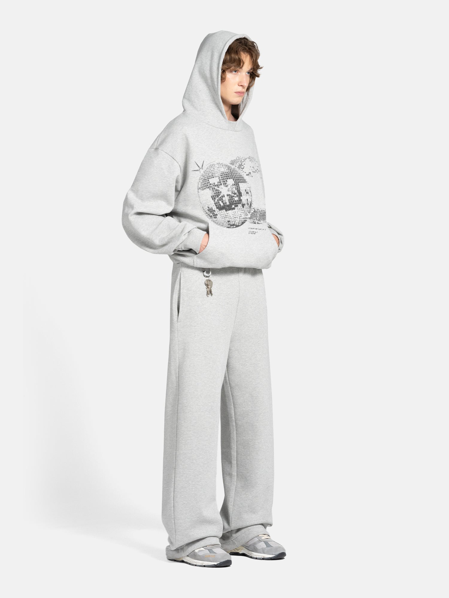 THE DISCO HOODIE - GRAY-Fineriform