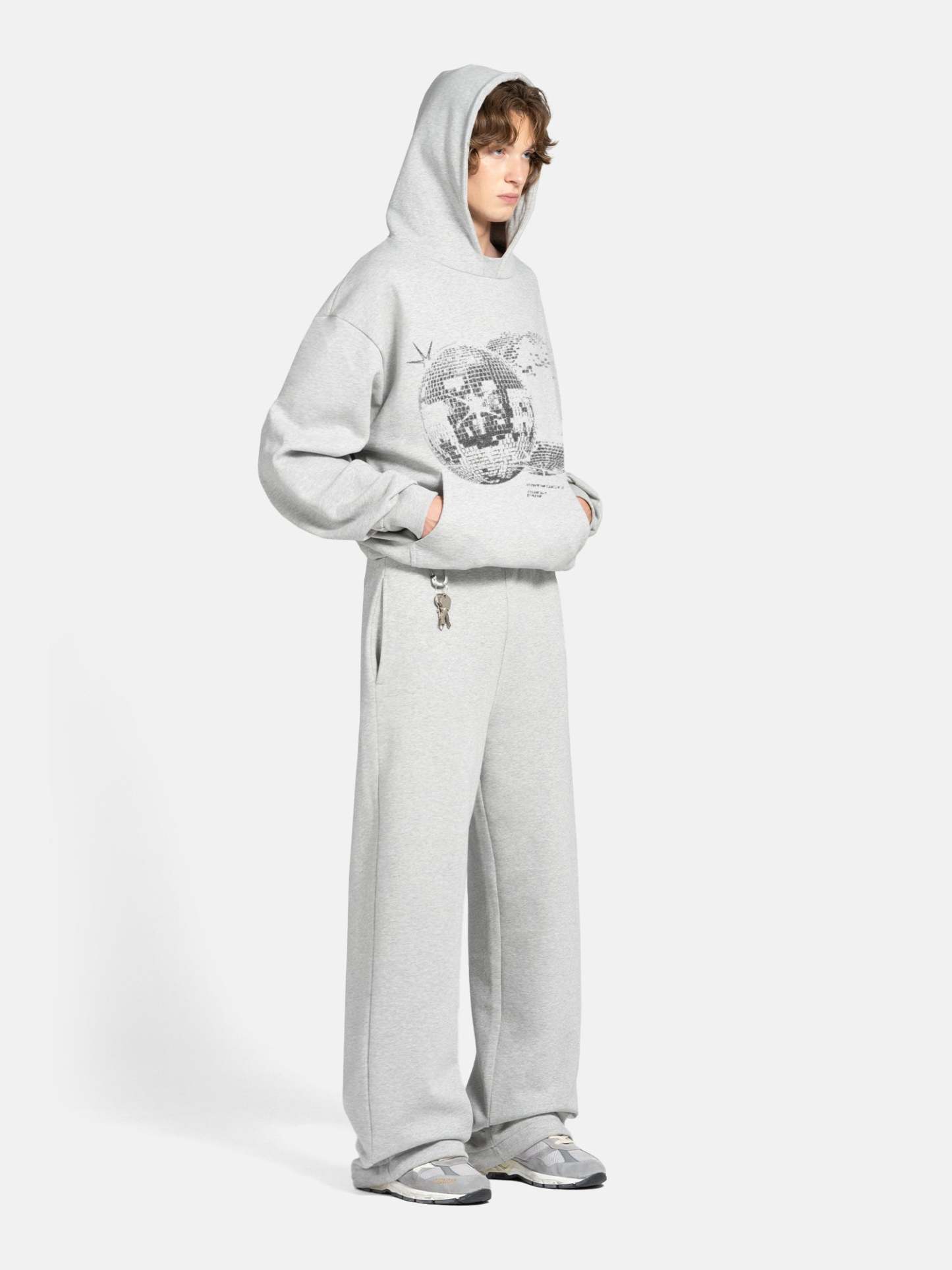 THE DISCO HOODIE - GRAY-Fineriform