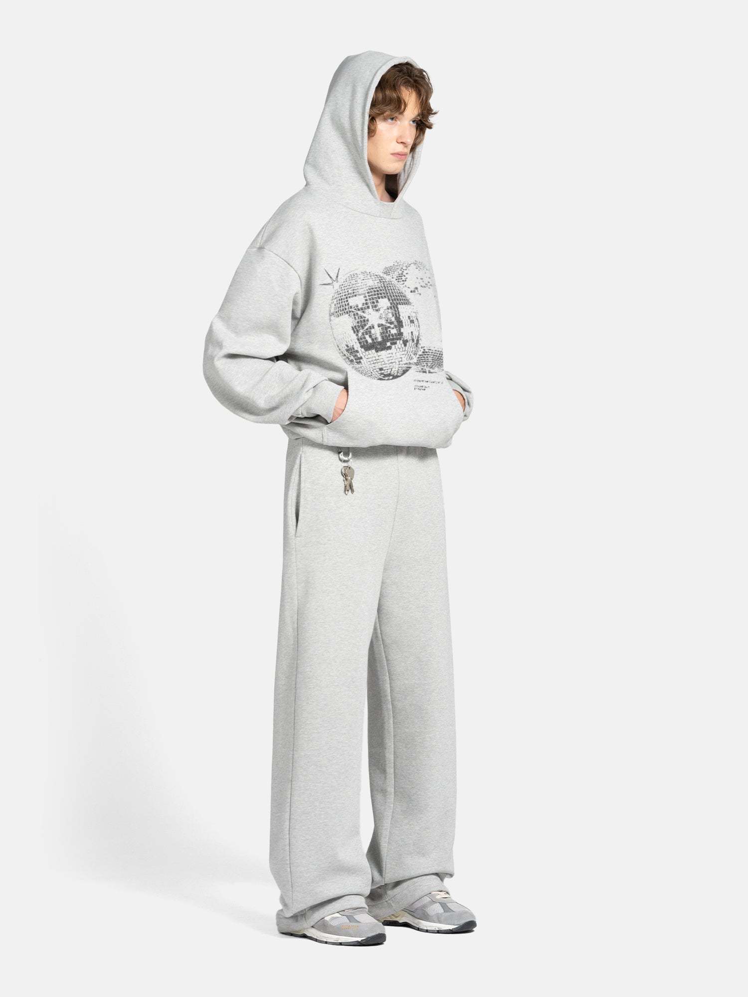 THE DISCO HOODIE - GRAY-Fineriform