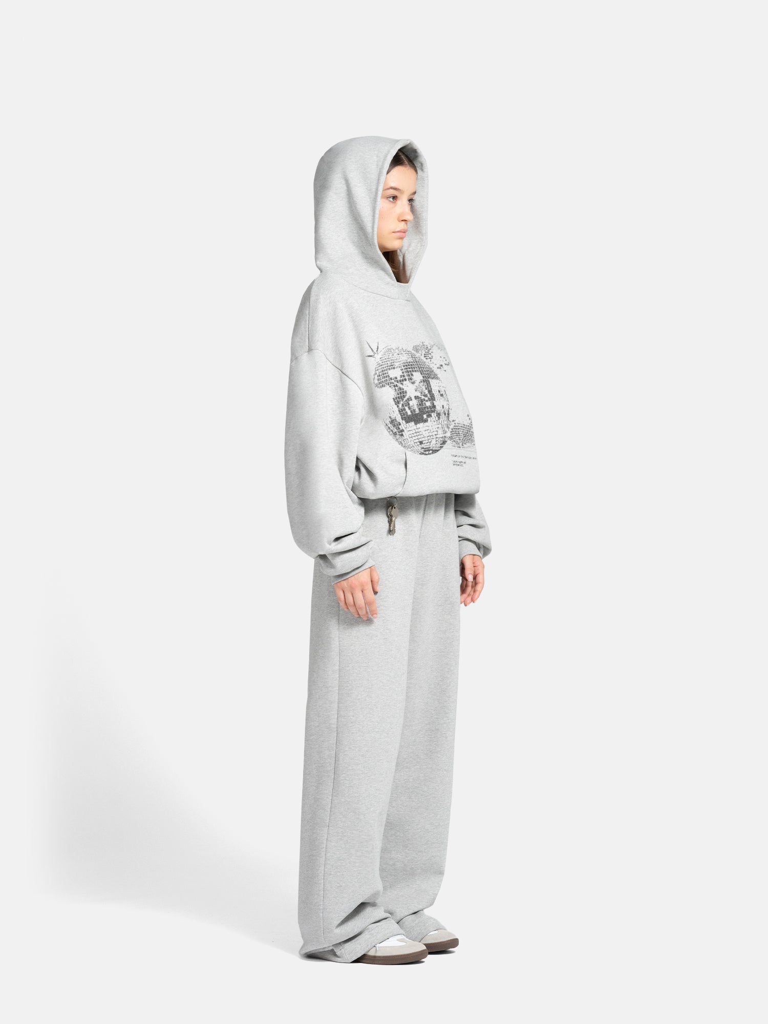 THE DISCO HOODIE - GRAY-Fineriform