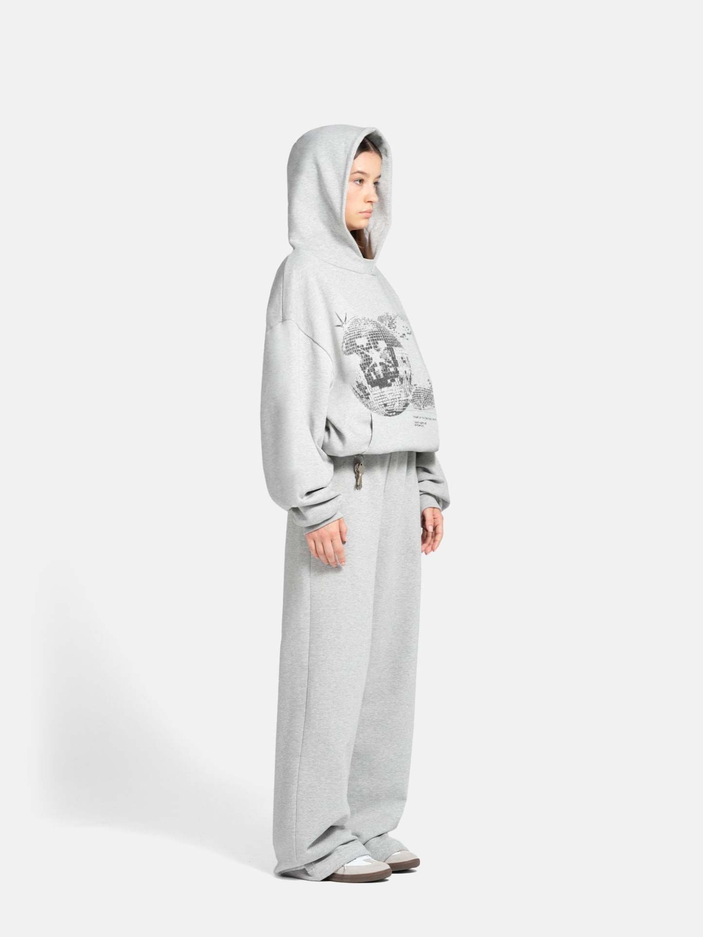THE DISCO HOODIE - GRAY-Fineriform
