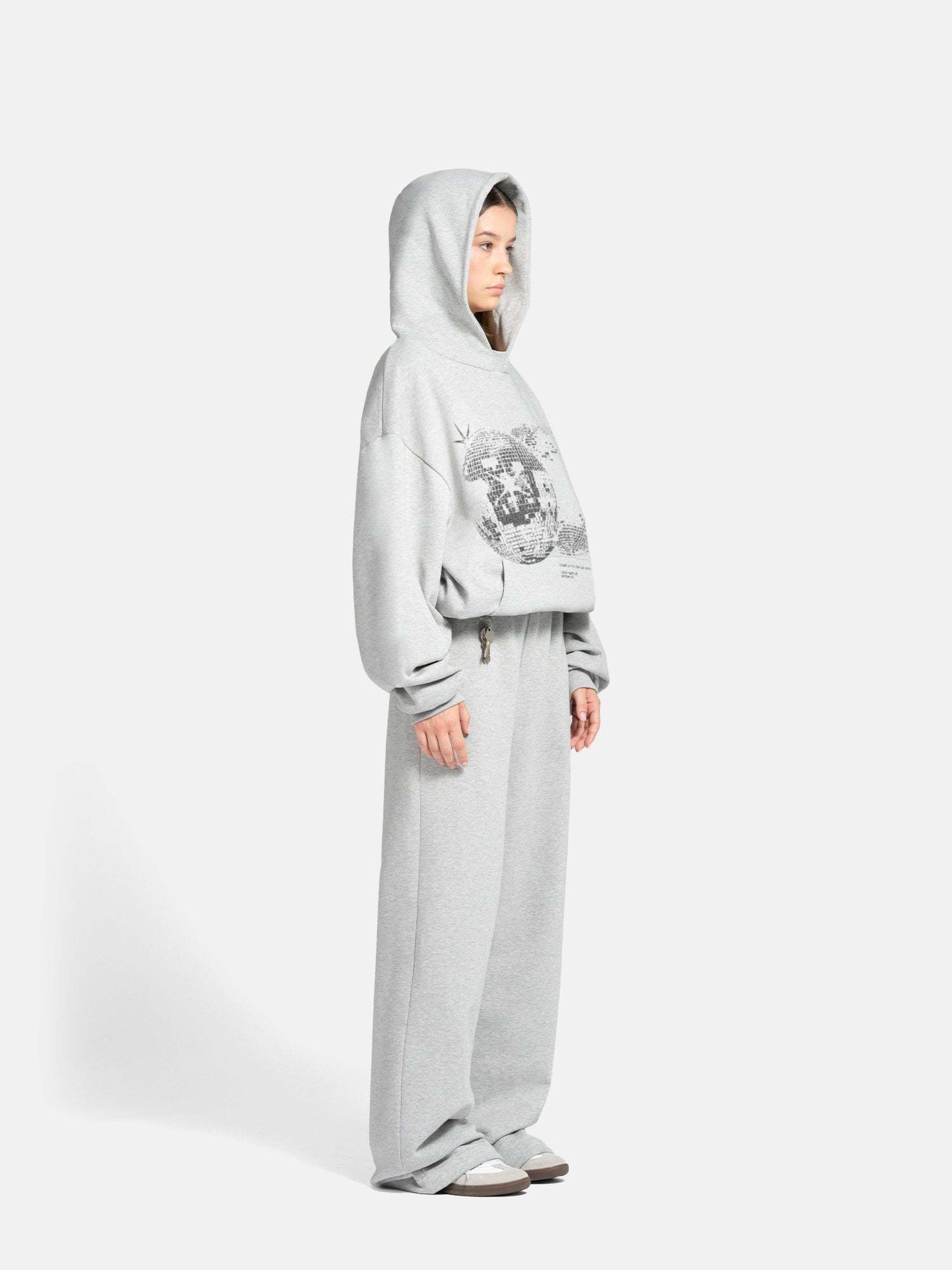 THE DISCO HOODIE - GRAY-Fineriform