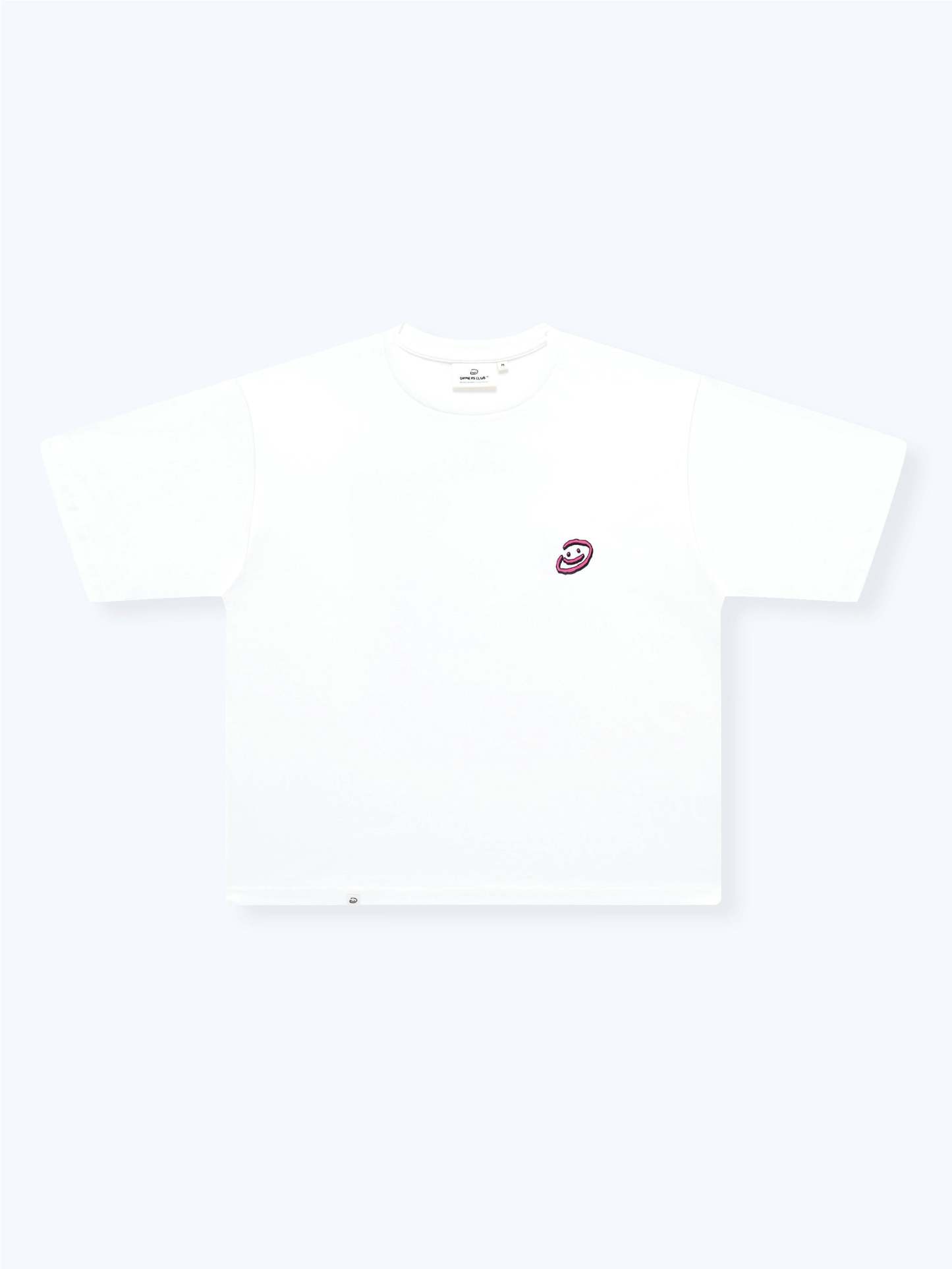 DOODLE SMILEY TEE - WHITE-Fineriform