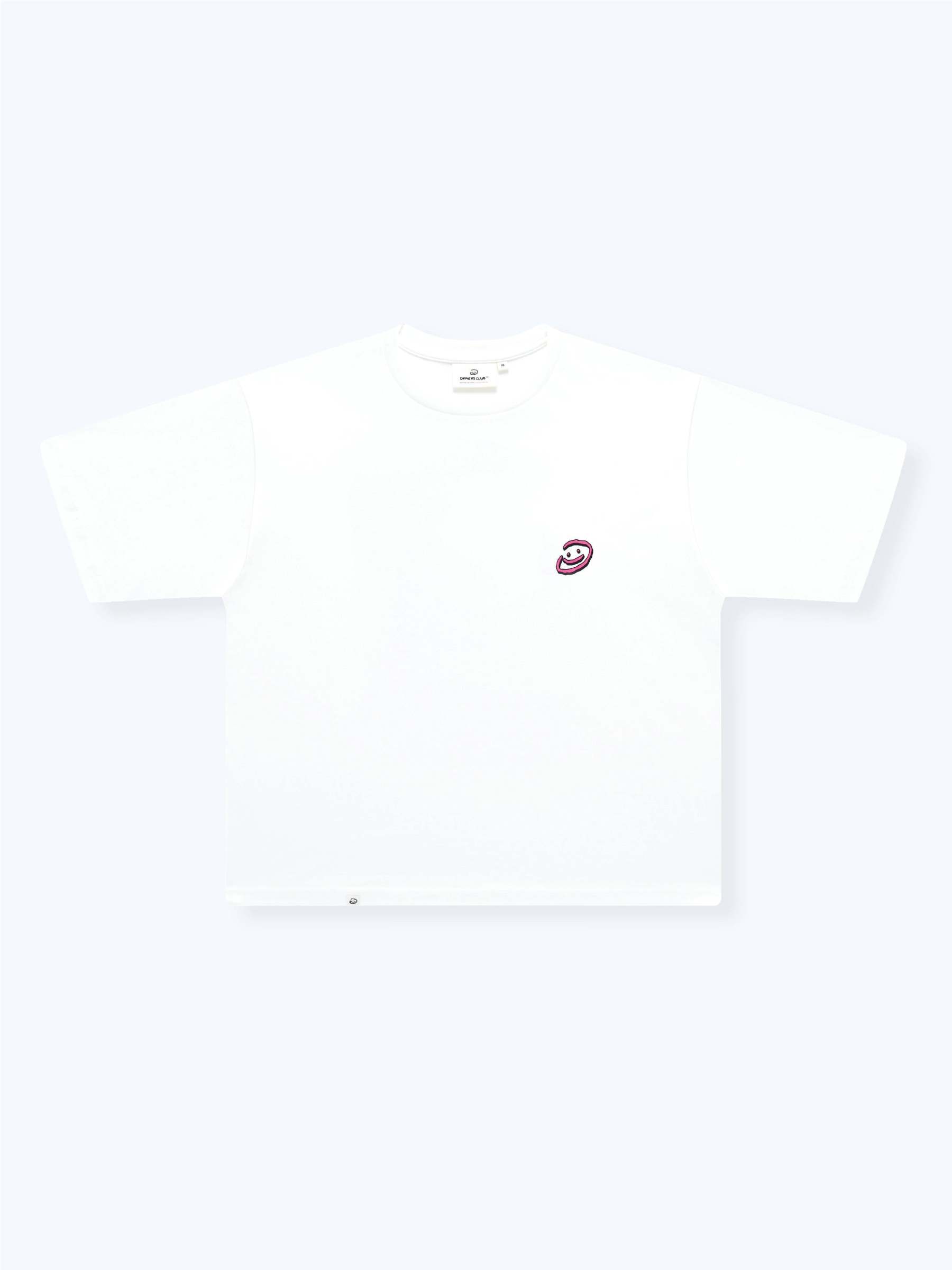 DOODLE SMILEY TEE - WHITE-Fineriform