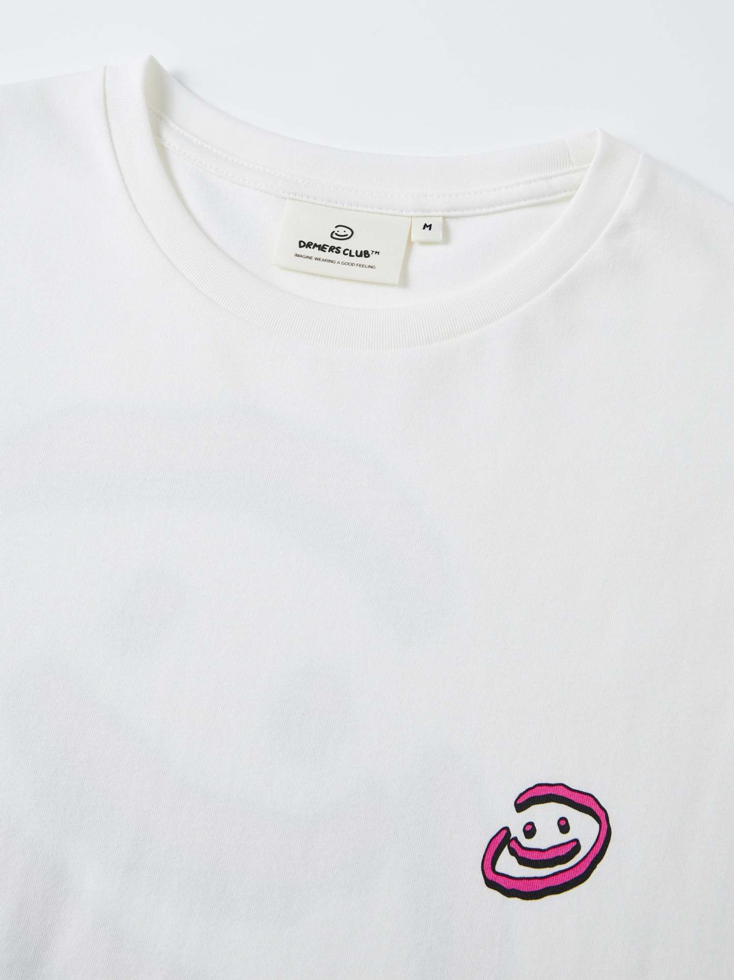 DOODLE SMILEY TEE - WHITE-Fineriform