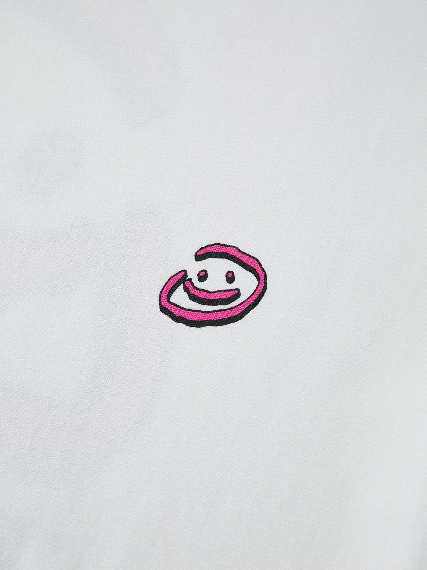 DOODLE SMILEY TEE - WHITE-Fineriform