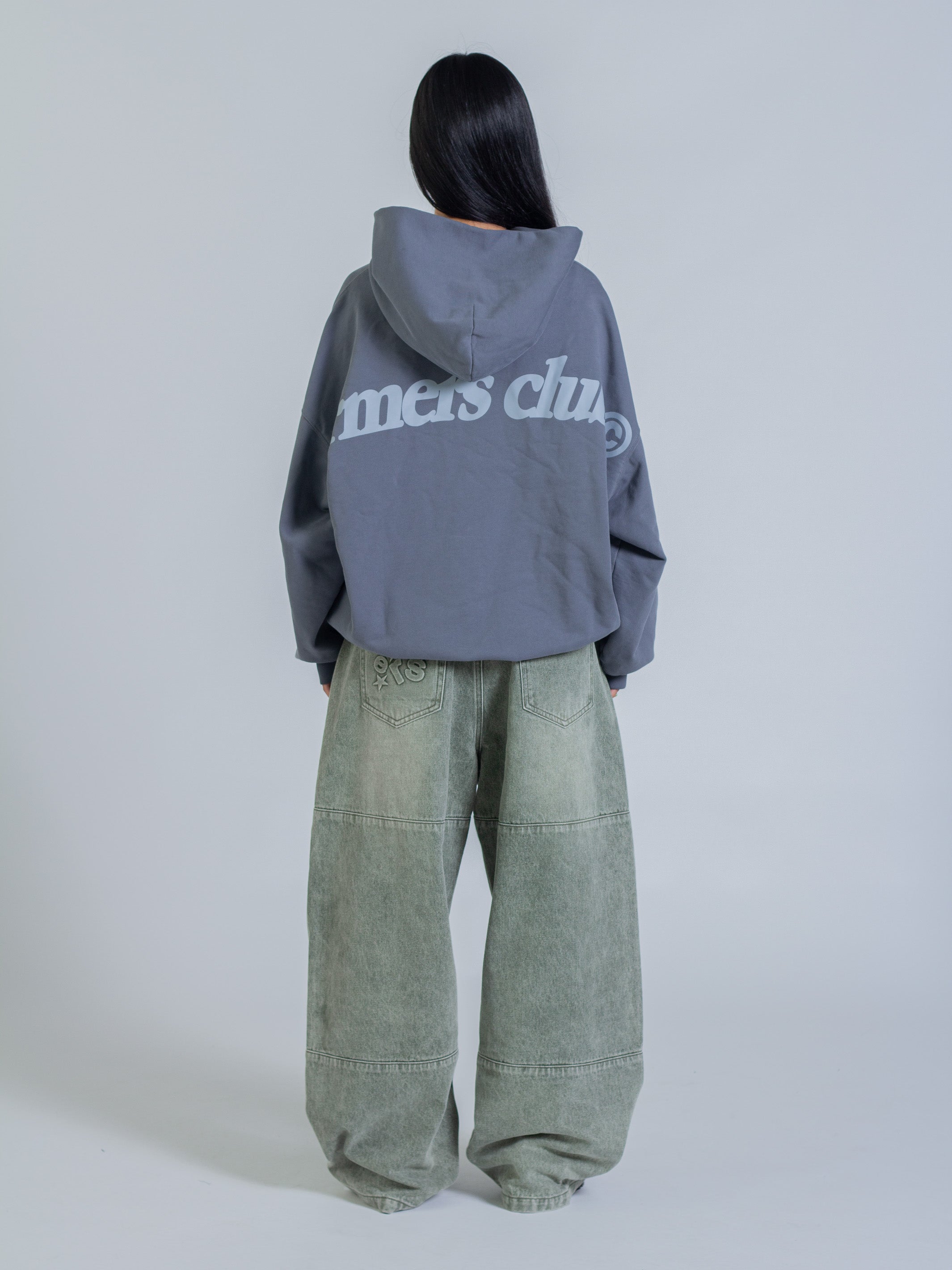 ARCH HOODIE - STONE BLUE-Fineriform