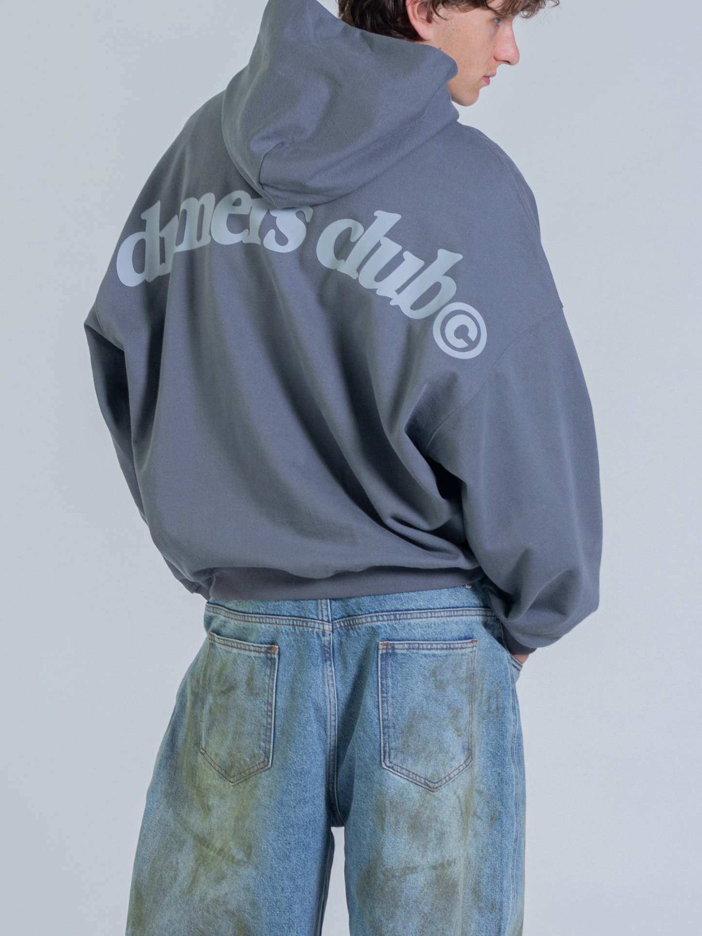 ARCH HOODIE - STONE BLUE-Fineriform