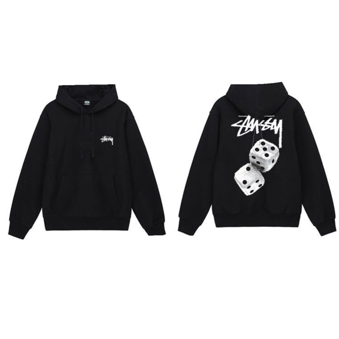 Stüssy Fuzzy dice hoodie-Fineriform