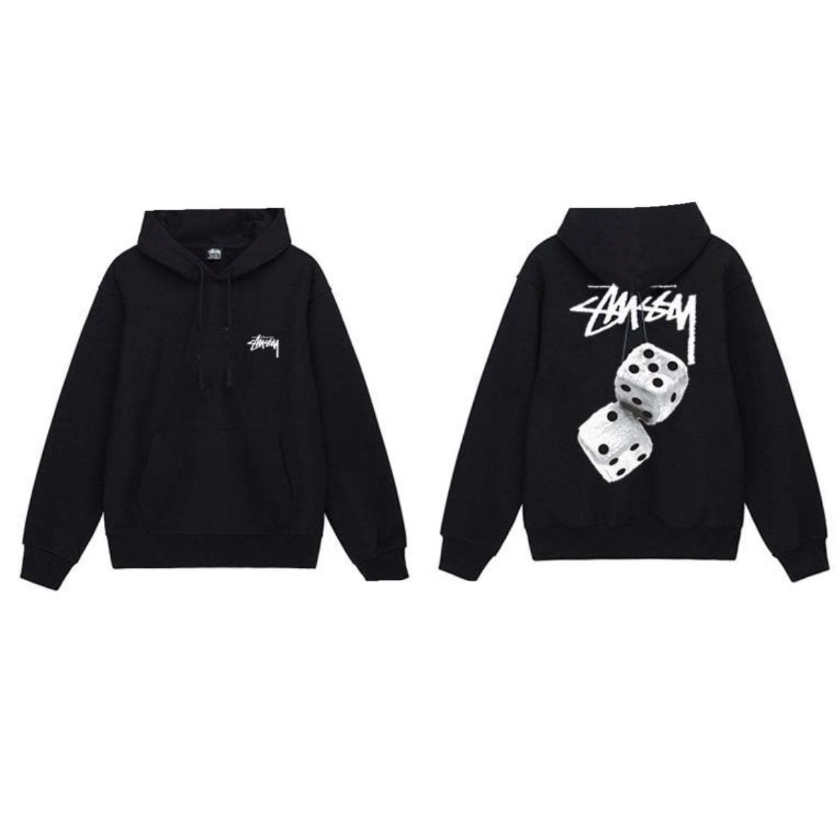 Stüssy Fuzzy dice hoodie-Fineriform