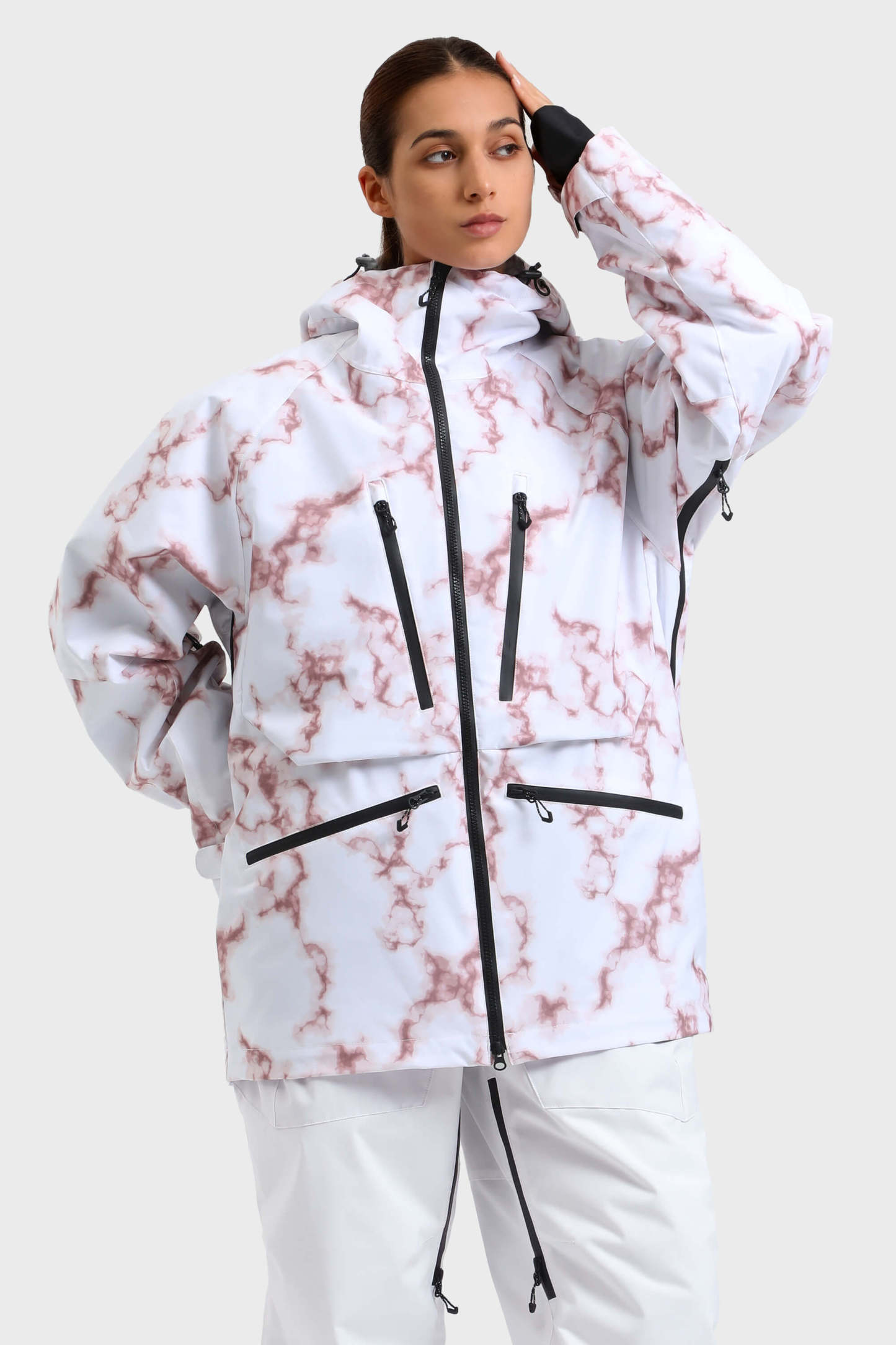 Women's Multifunctional Waterproof Insulated Snow Jacket-Fineriform