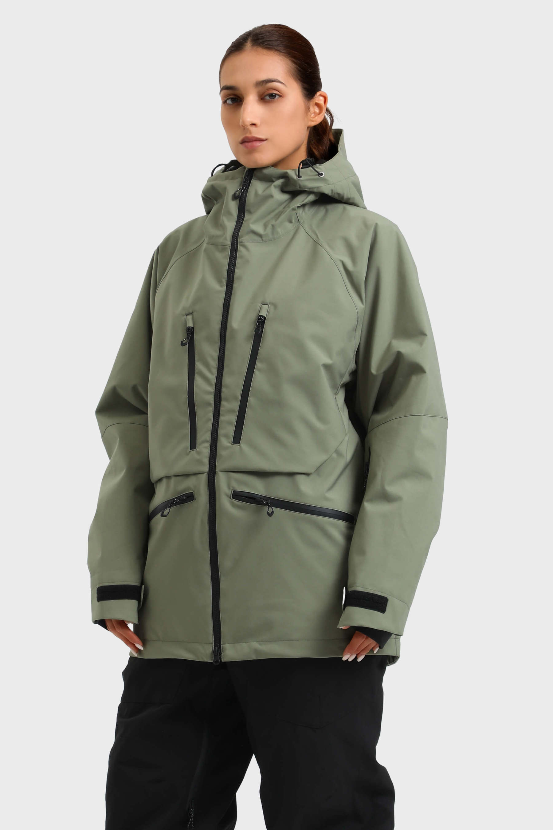 Women's Multifunctional Waterproof Insulated Snow Jacket-Fineriform