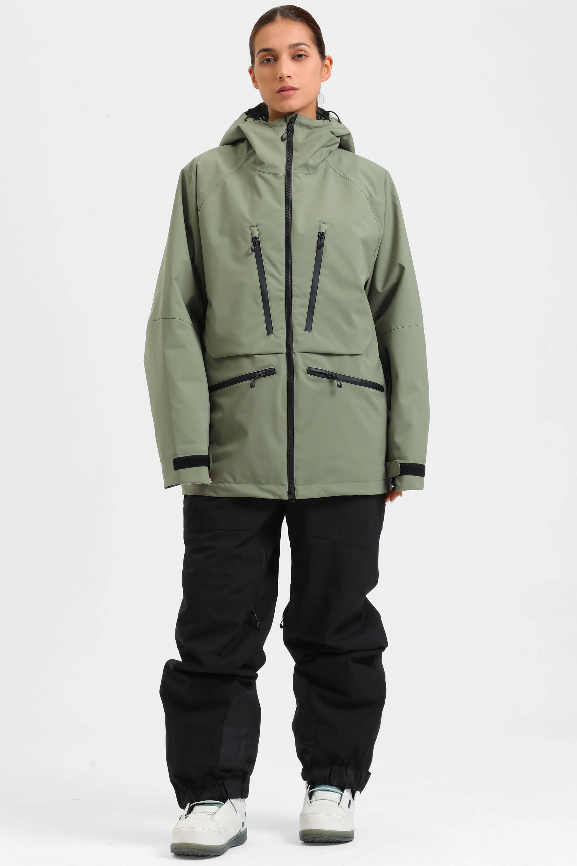 Women's Multifunctional Waterproof Insulated Snow Jacket-Fineriform