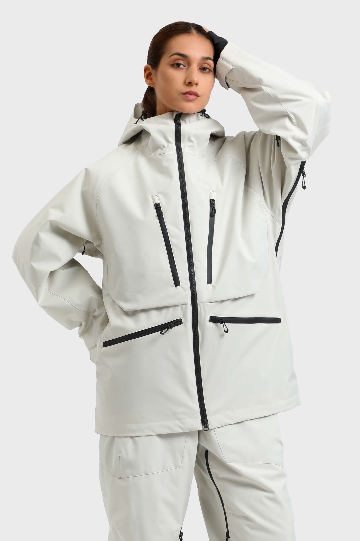 Women's Multifunctional Waterproof Insulated Snow Jacket-Fineriform
