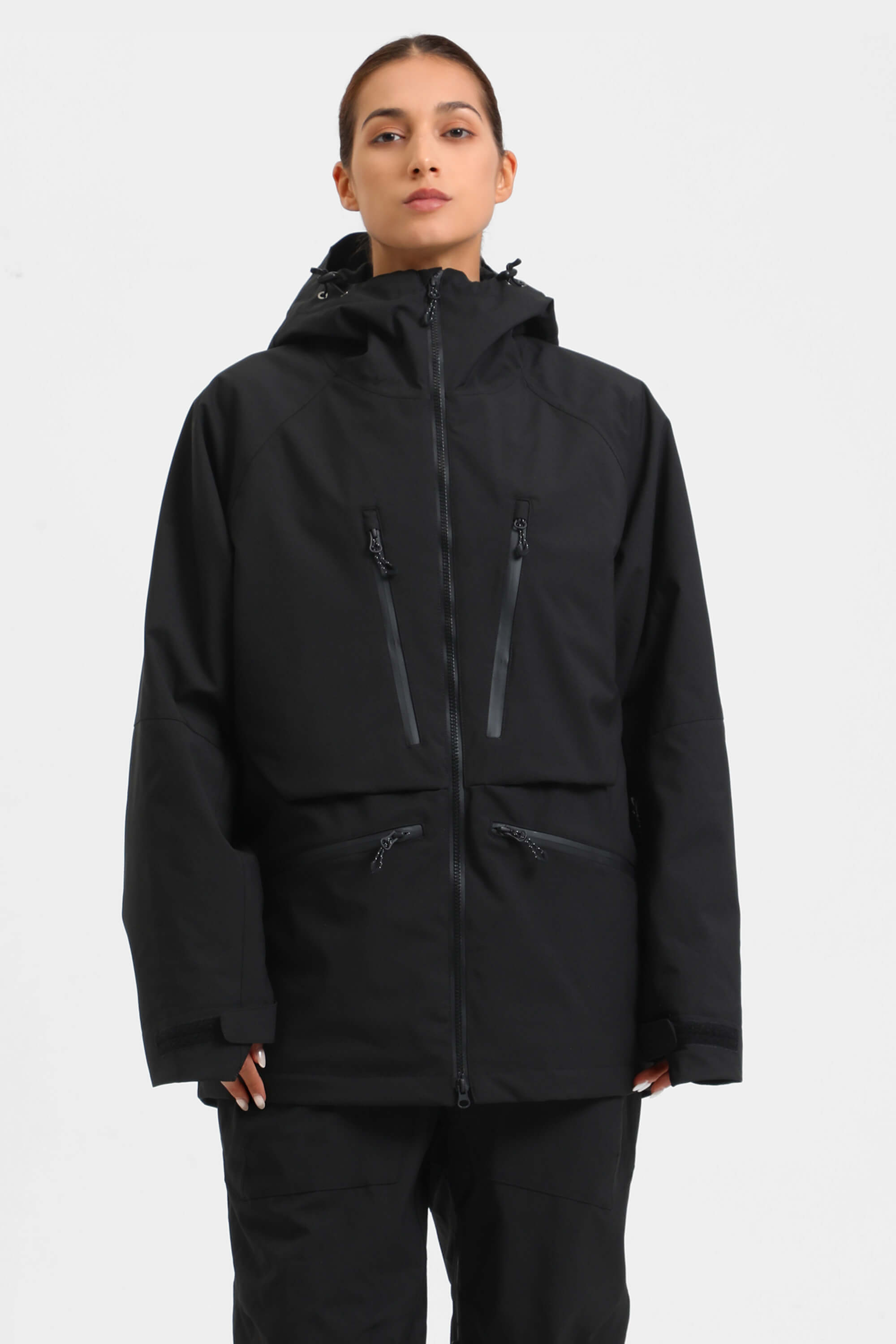 Women's Multifunctional Waterproof Insulated Snow Jacket-Fineriform