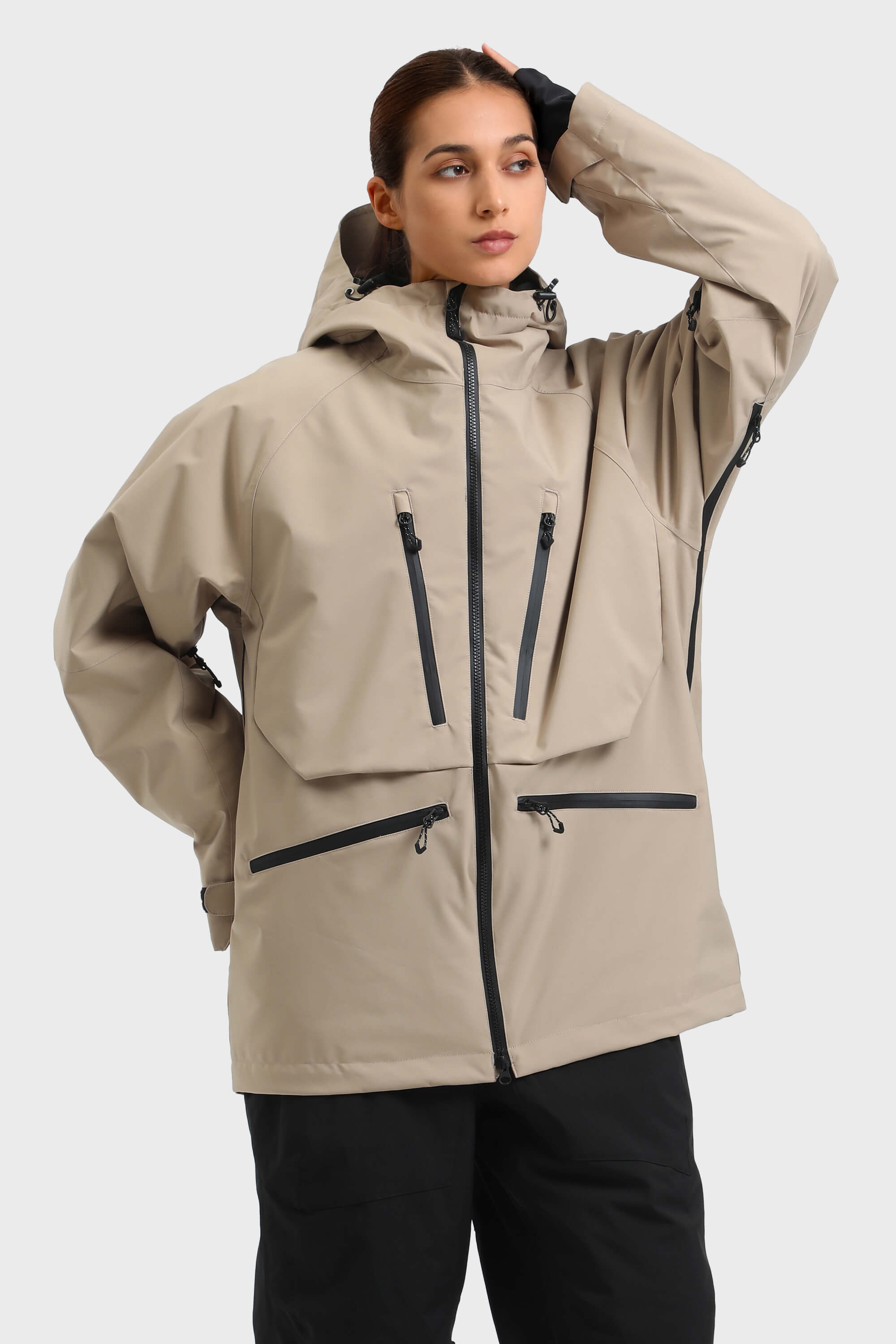 Women's Multifunctional Waterproof Insulated Snow Jacket-Fineriform