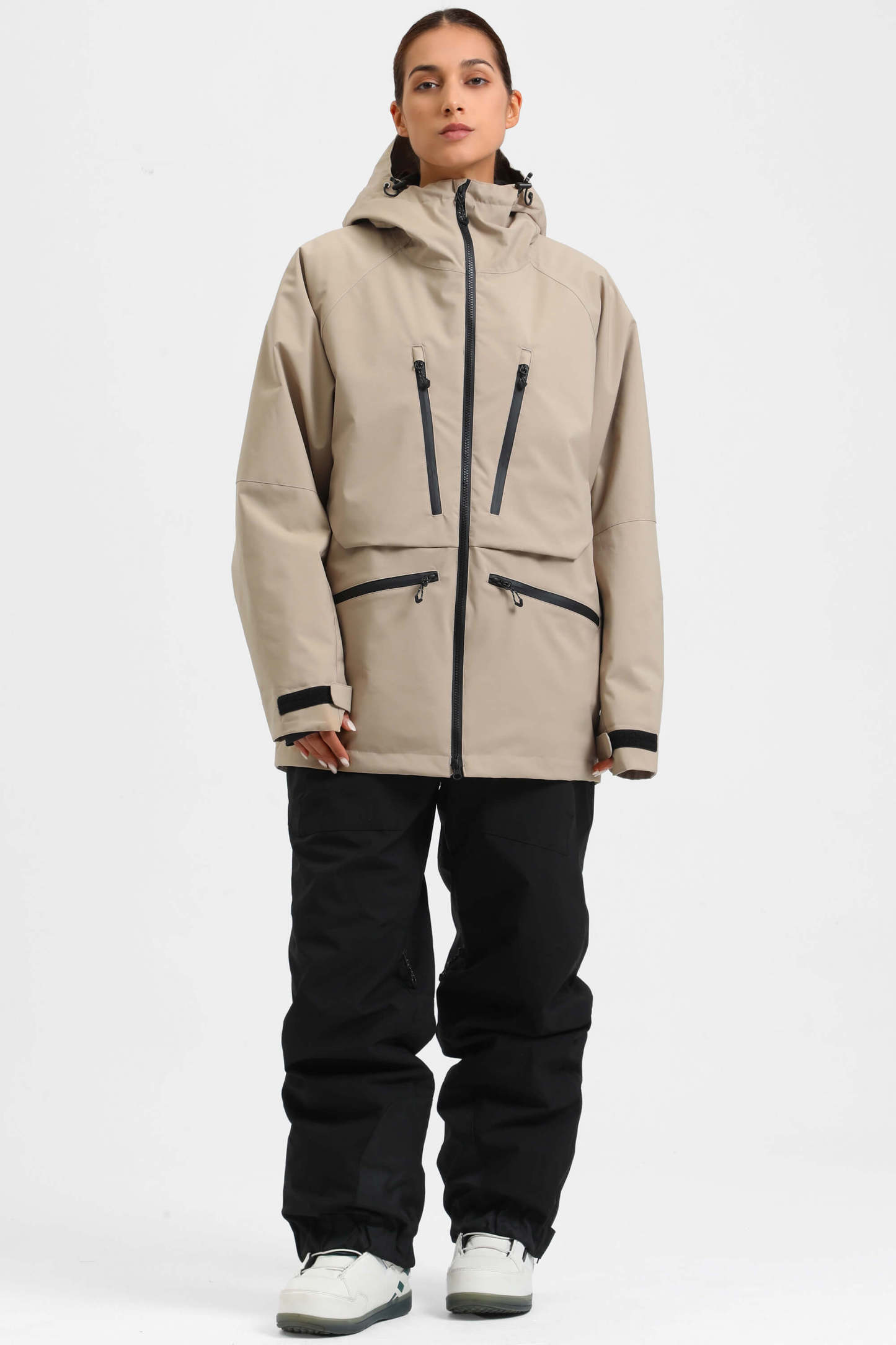 Women's Multifunctional Waterproof Insulated Snow Jacket-Fineriform