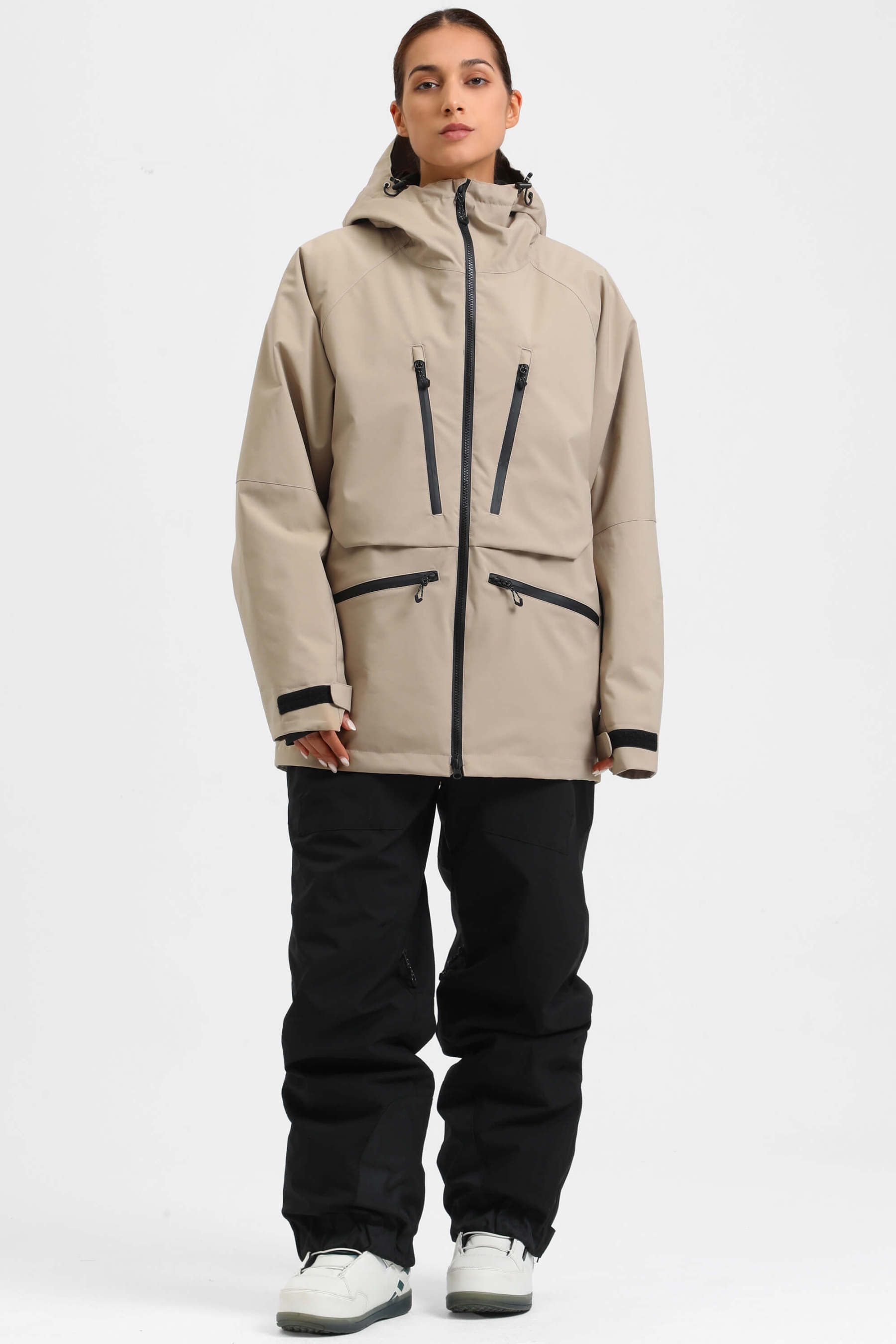 Women's Multifunctional Waterproof Insulated Snow Jacket-Fineriform