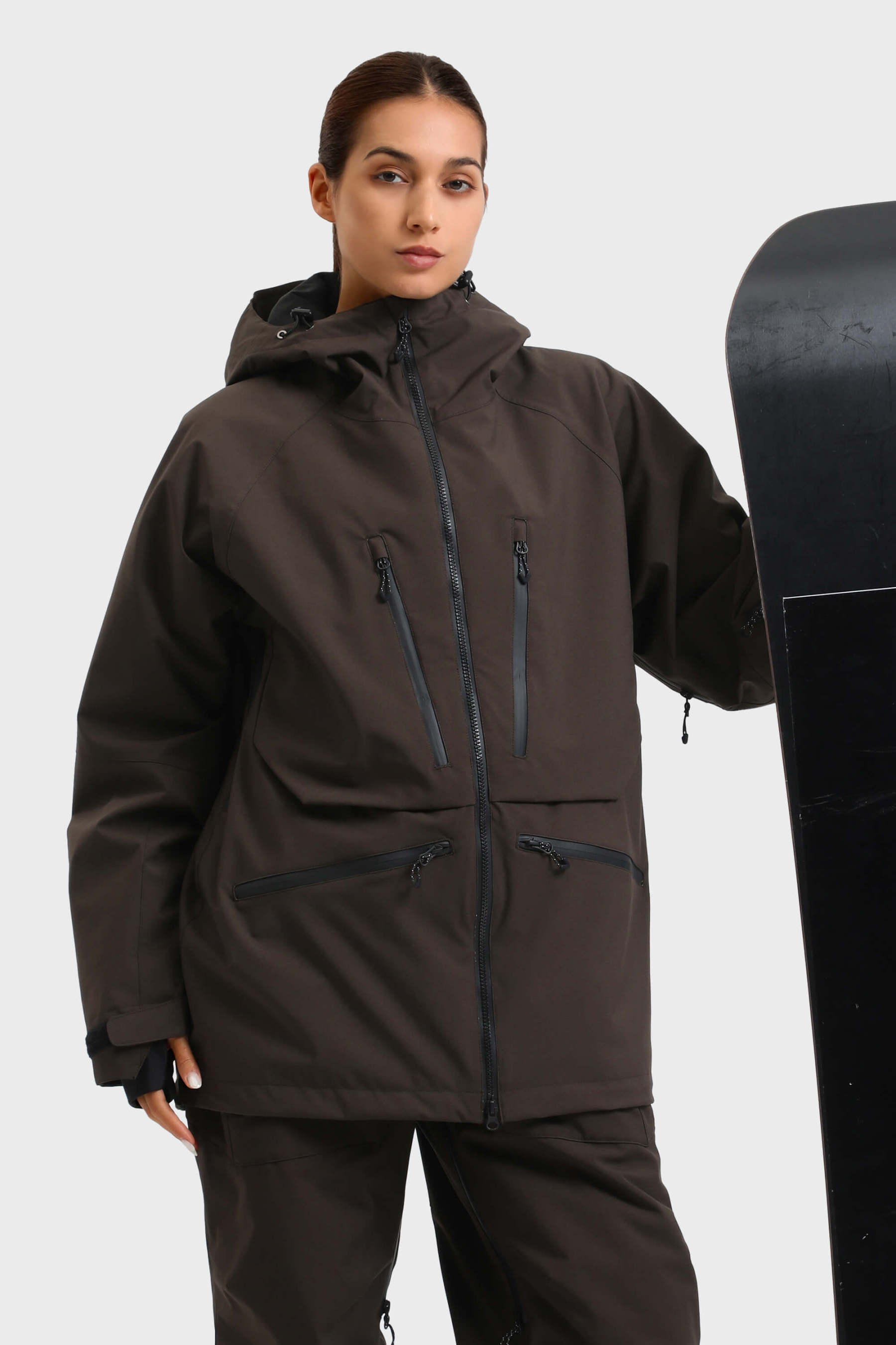 Women's Multifunctional Waterproof Insulated Snow Jacket-Fineriform