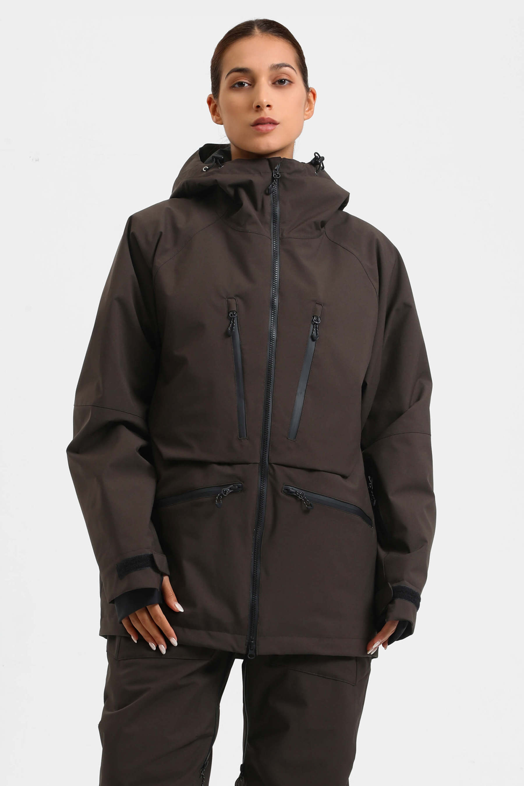 Women's Multifunctional Waterproof Insulated Snow Jacket-Fineriform