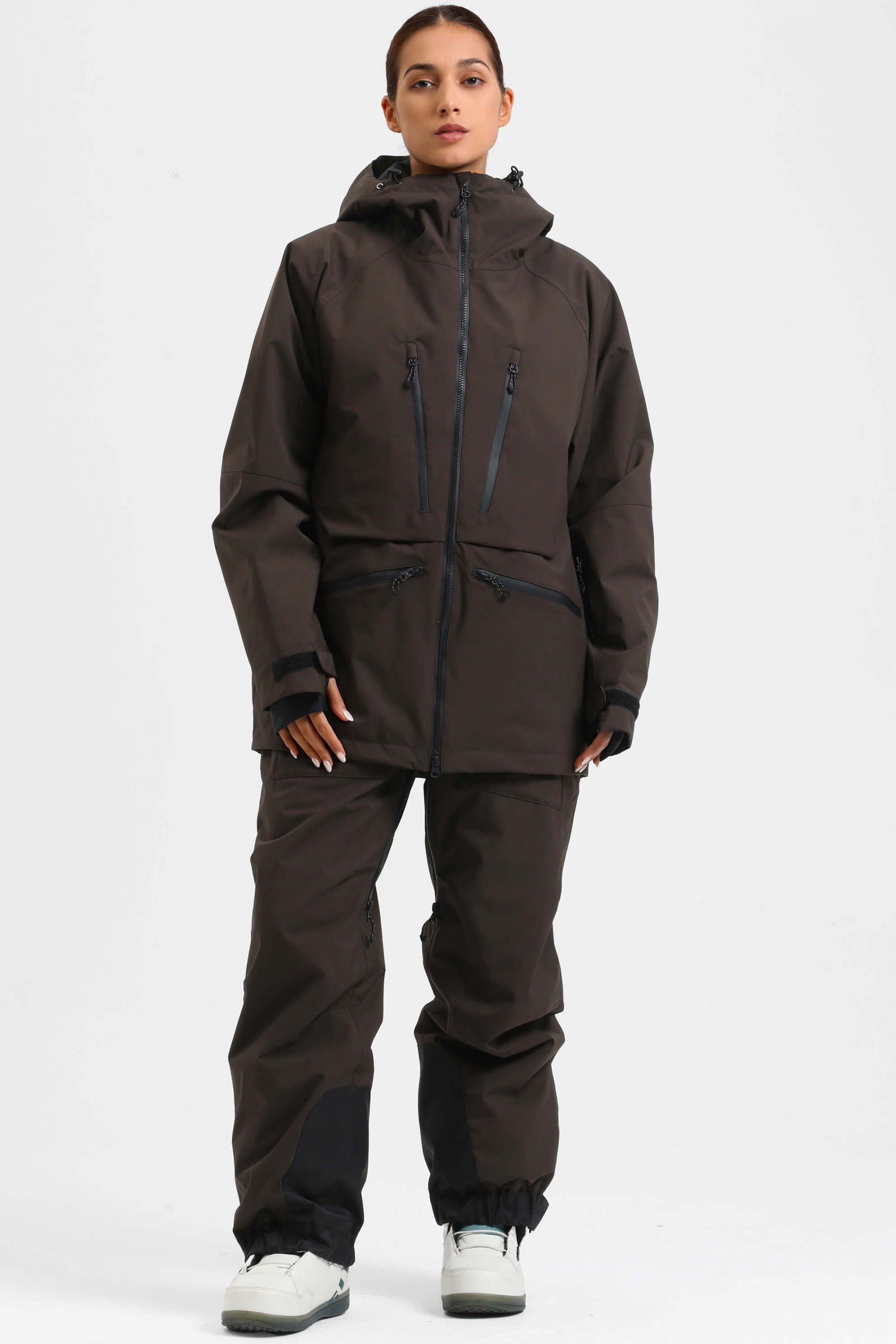 Women's Multifunctional Waterproof Insulated Snow Jacket-Fineriform