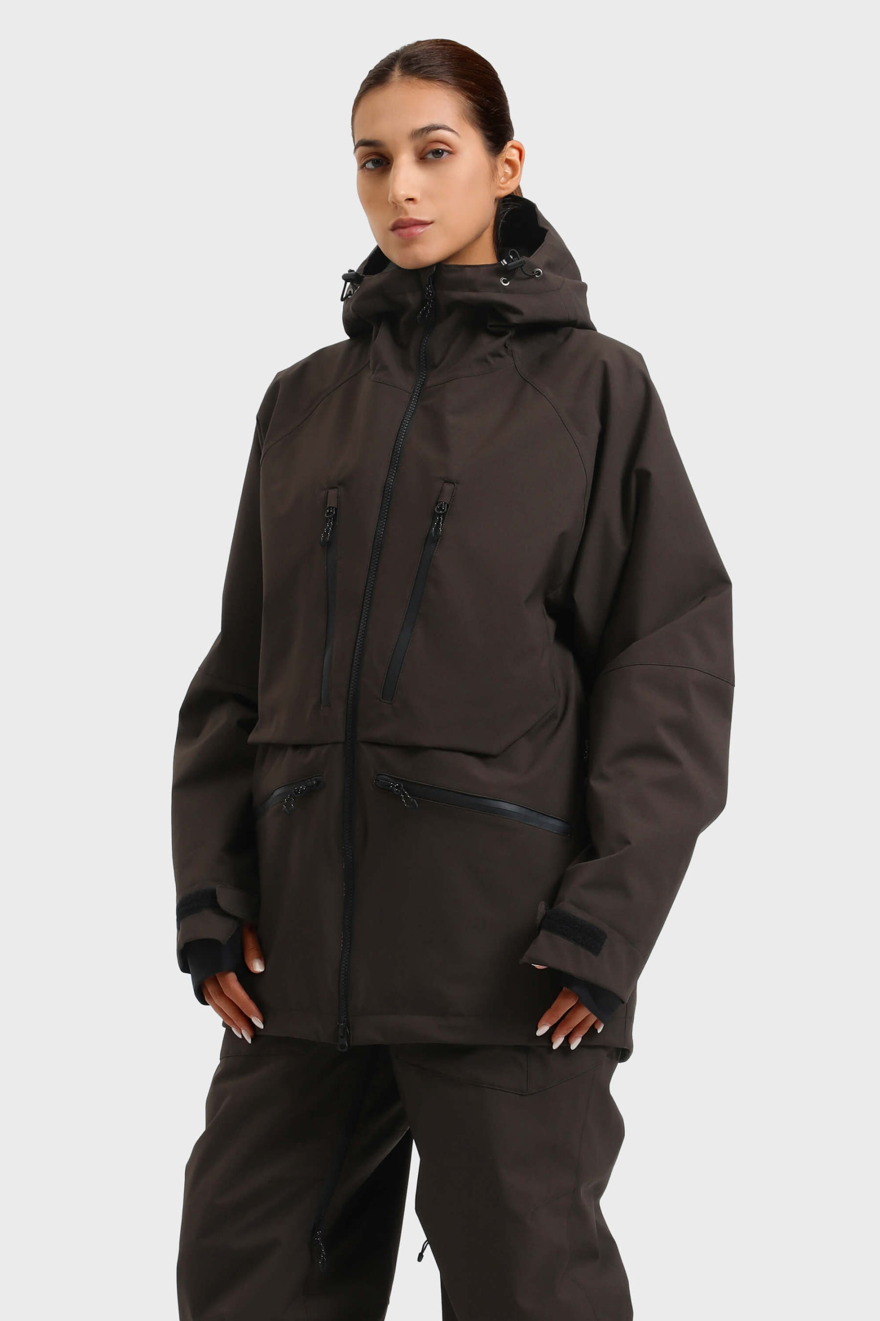 Women's Multifunctional Waterproof Insulated Snow Jacket-Fineriform