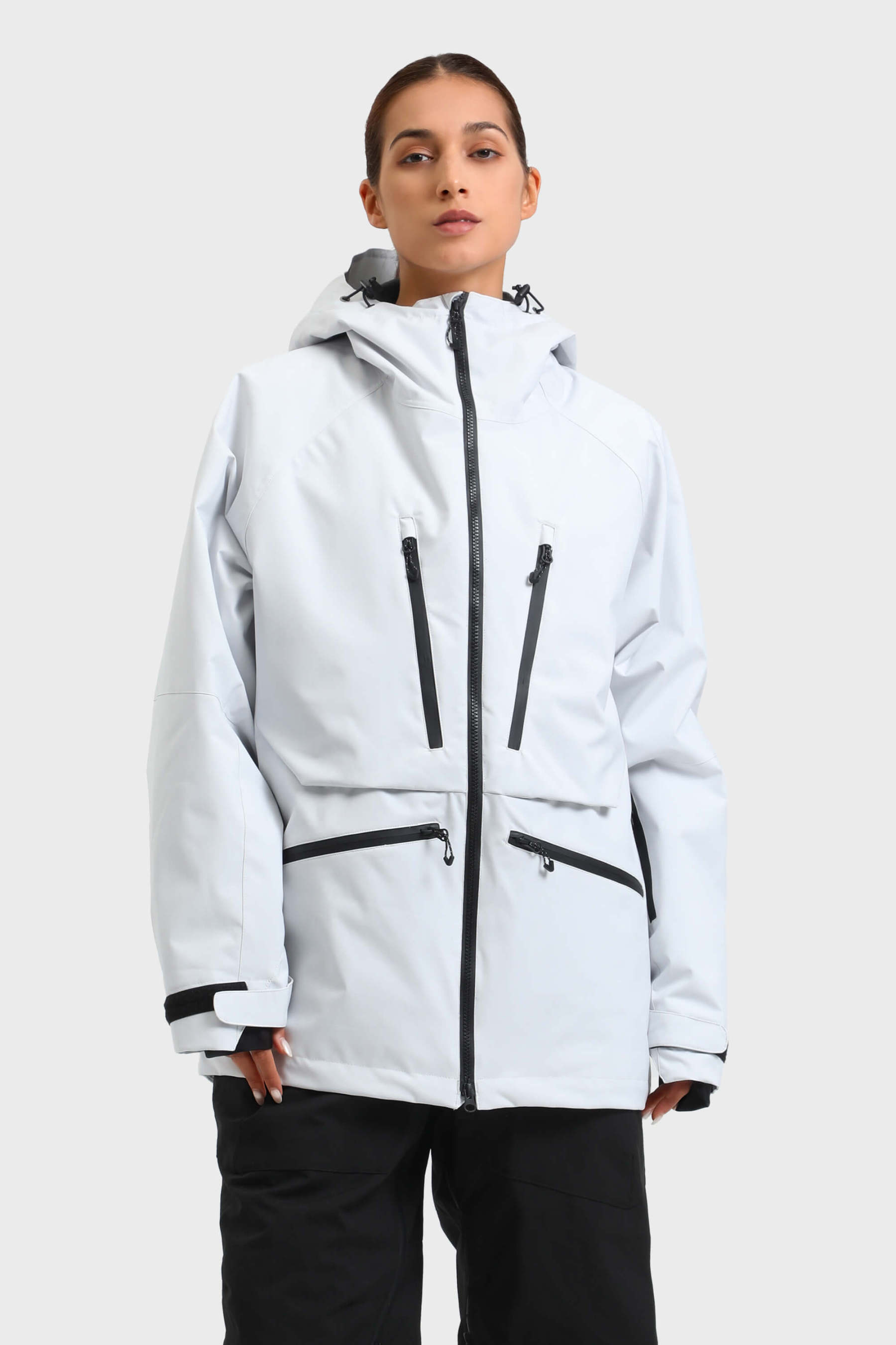 Women's Multifunctional Waterproof Insulated Snow Jacket-Fineriform