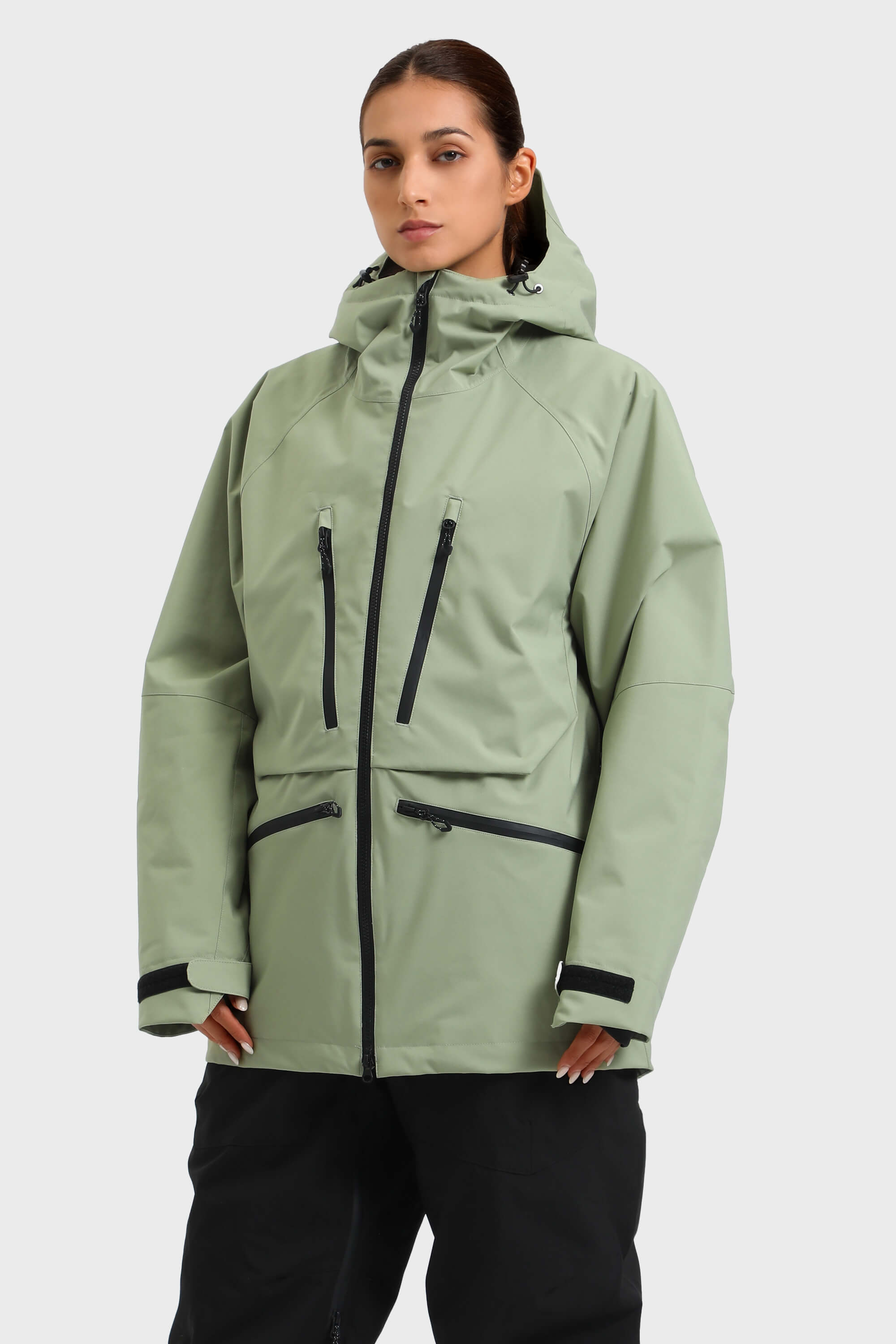 Women's Multifunctional Waterproof Insulated Snow Jacket-Fineriform