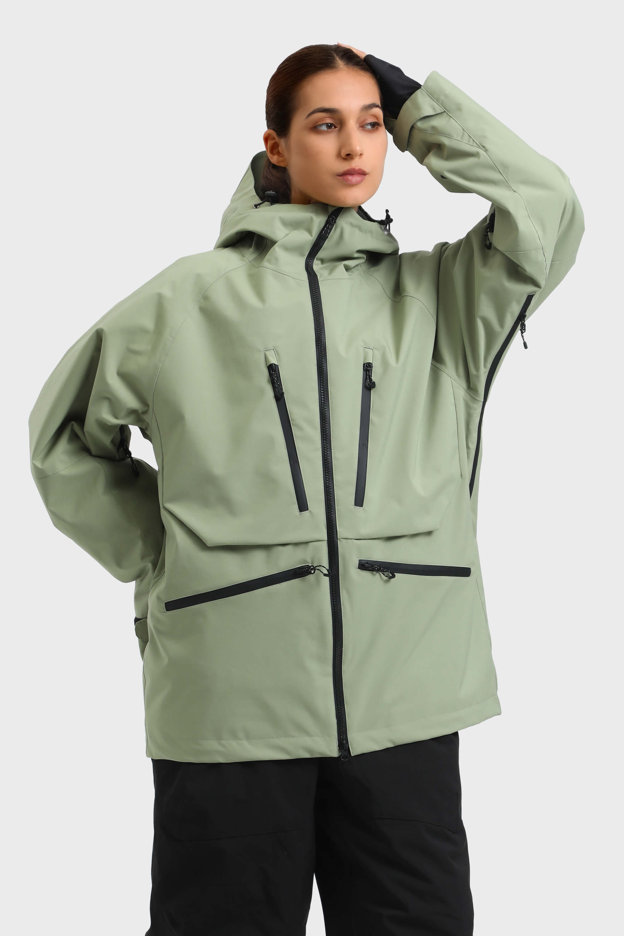 Women's Multifunctional Waterproof Insulated Snow Jacket-Fineriform