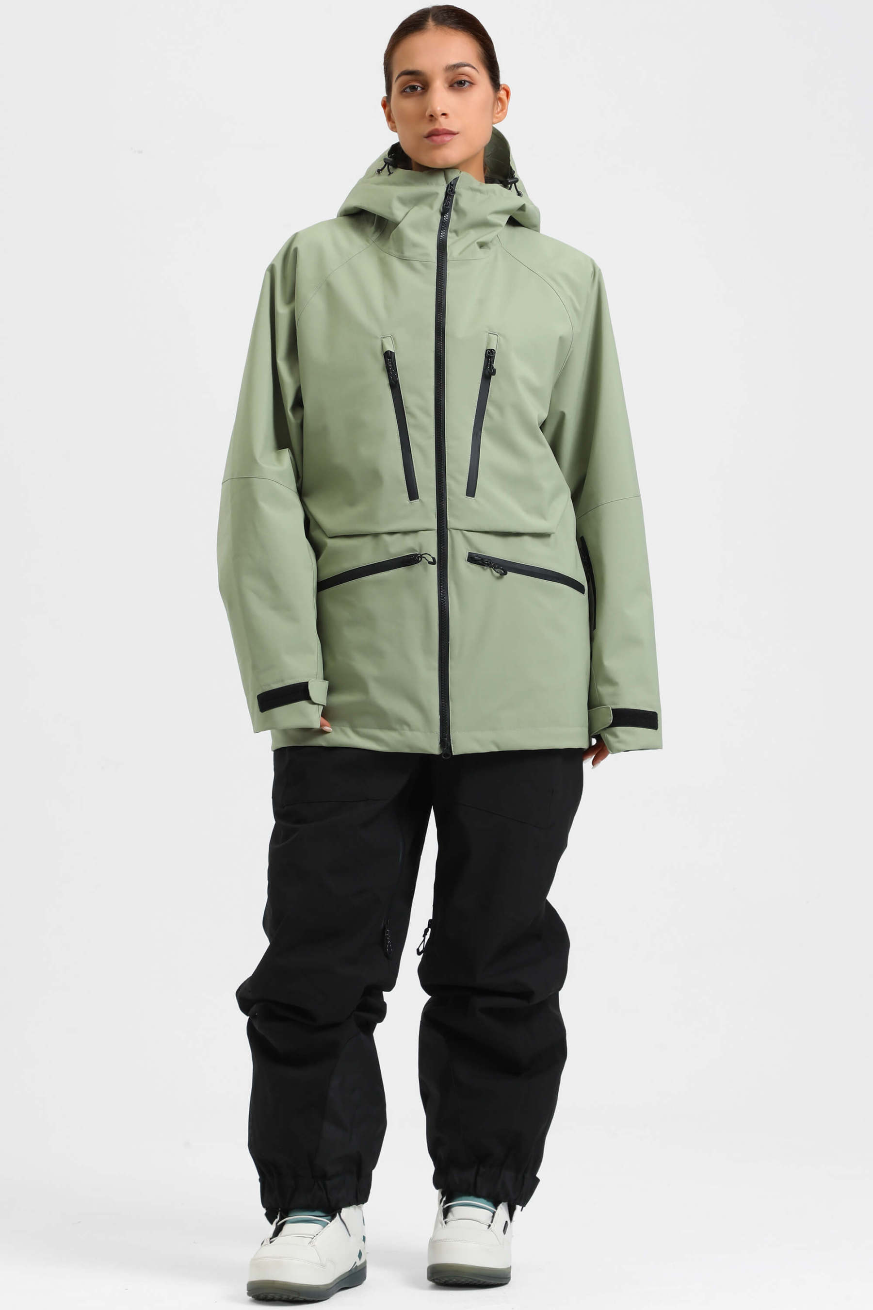 Women's Multifunctional Waterproof Insulated Snow Jacket-Fineriform