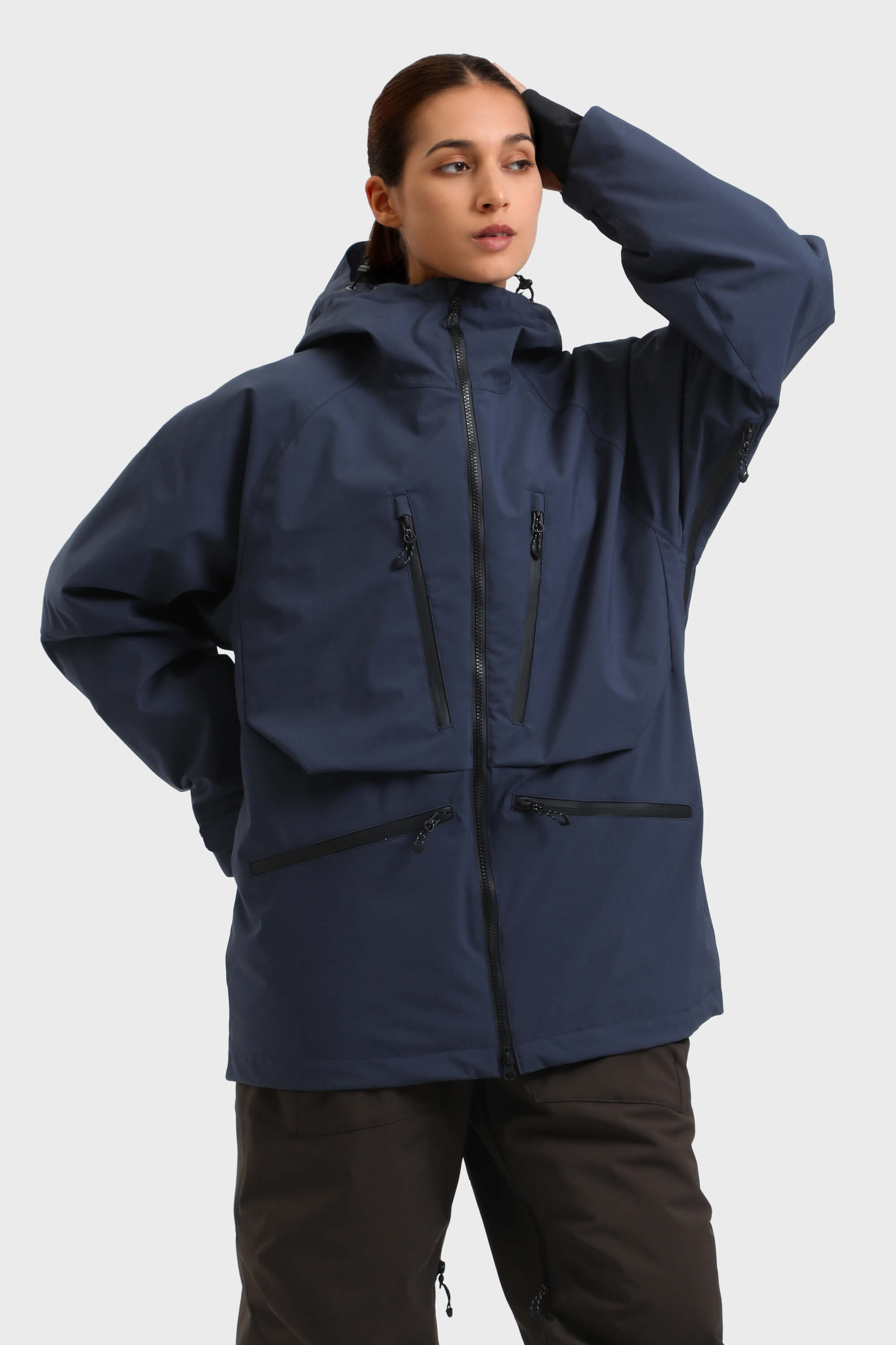 Women's Multifunctional Waterproof Insulated Snow Jacket-Fineriform