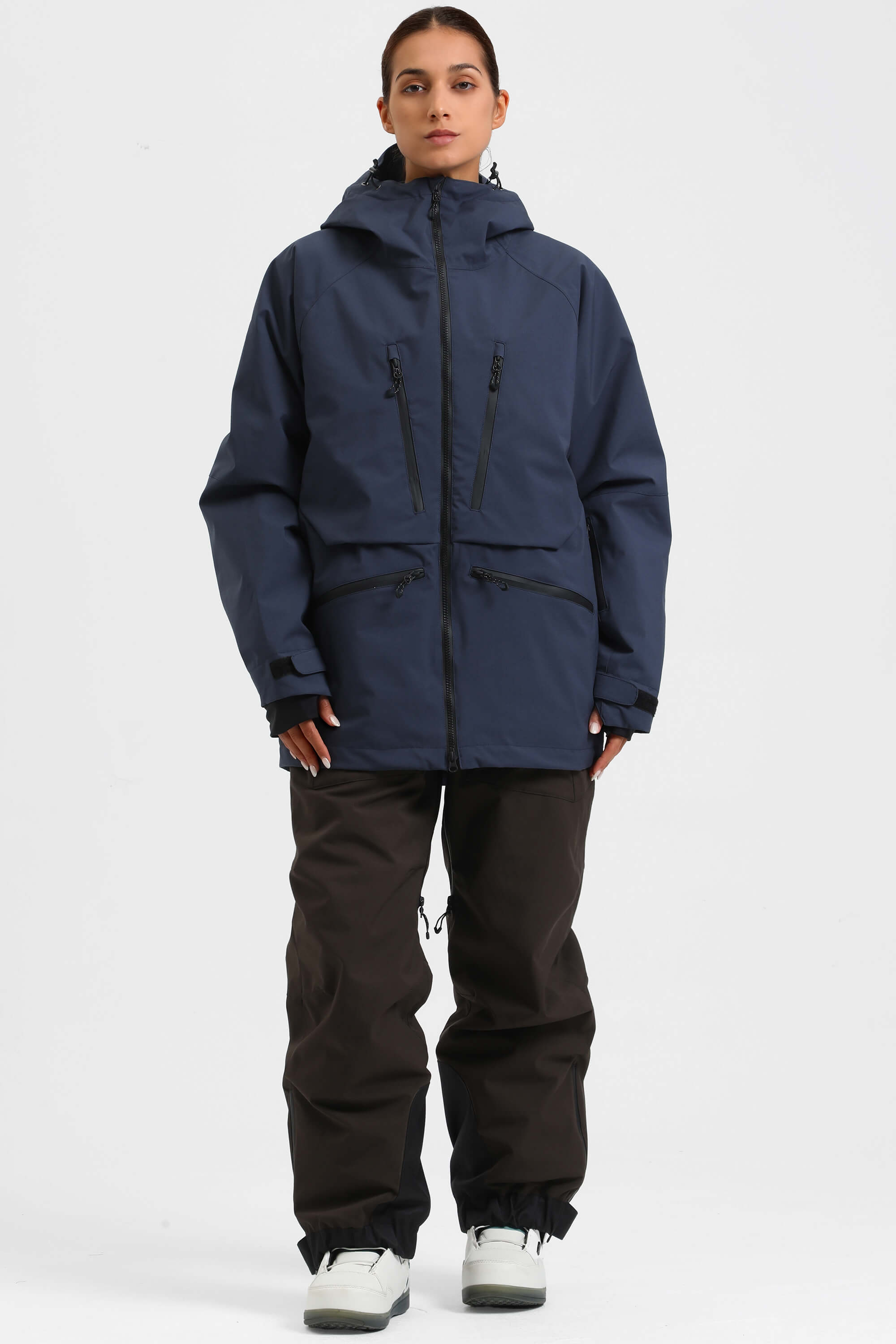 Women's Multifunctional Waterproof Insulated Snow Jacket-Fineriform