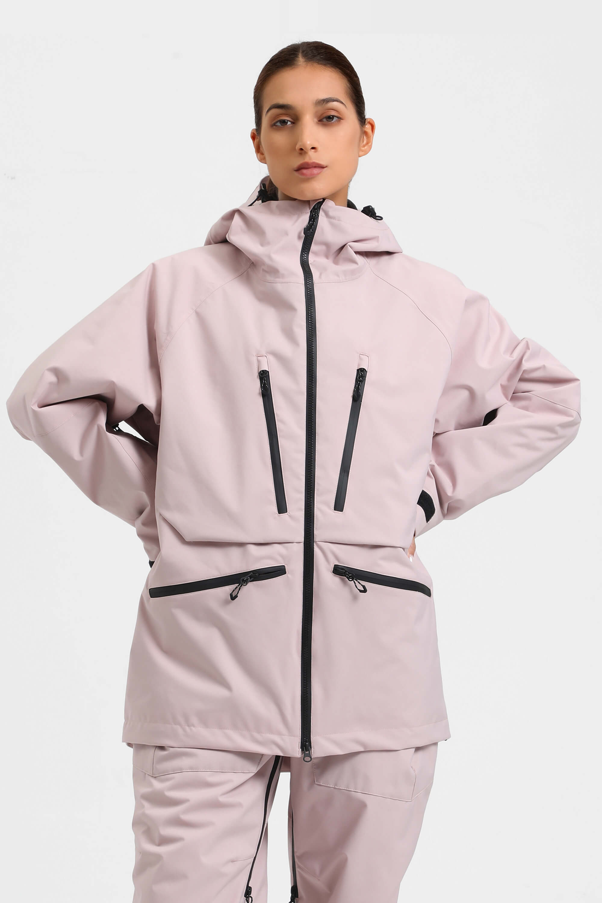Women's Multifunctional Waterproof Insulated Snow Jacket-Fineriform