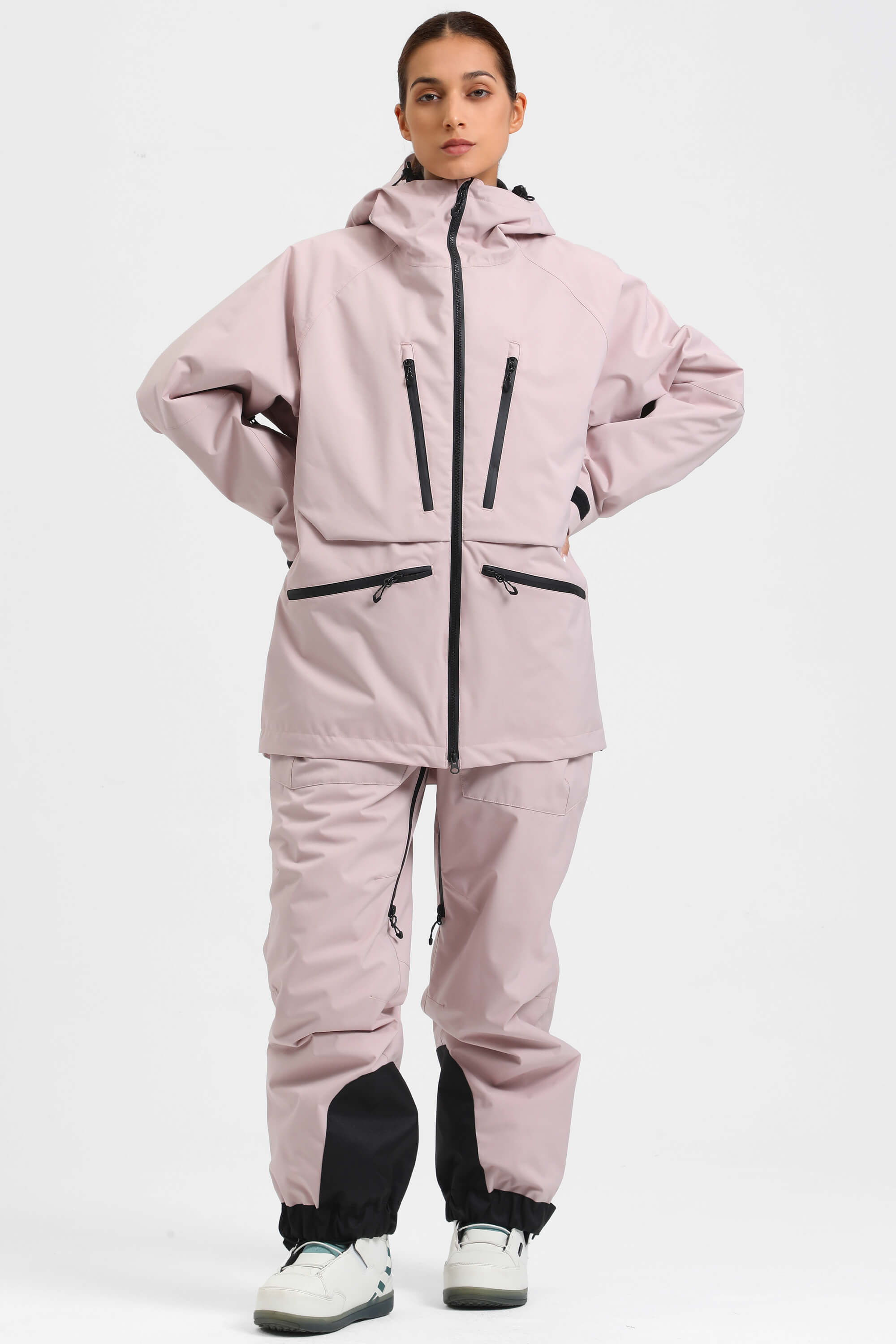 Women's Multifunctional Waterproof Insulated Snow Jacket-Fineriform