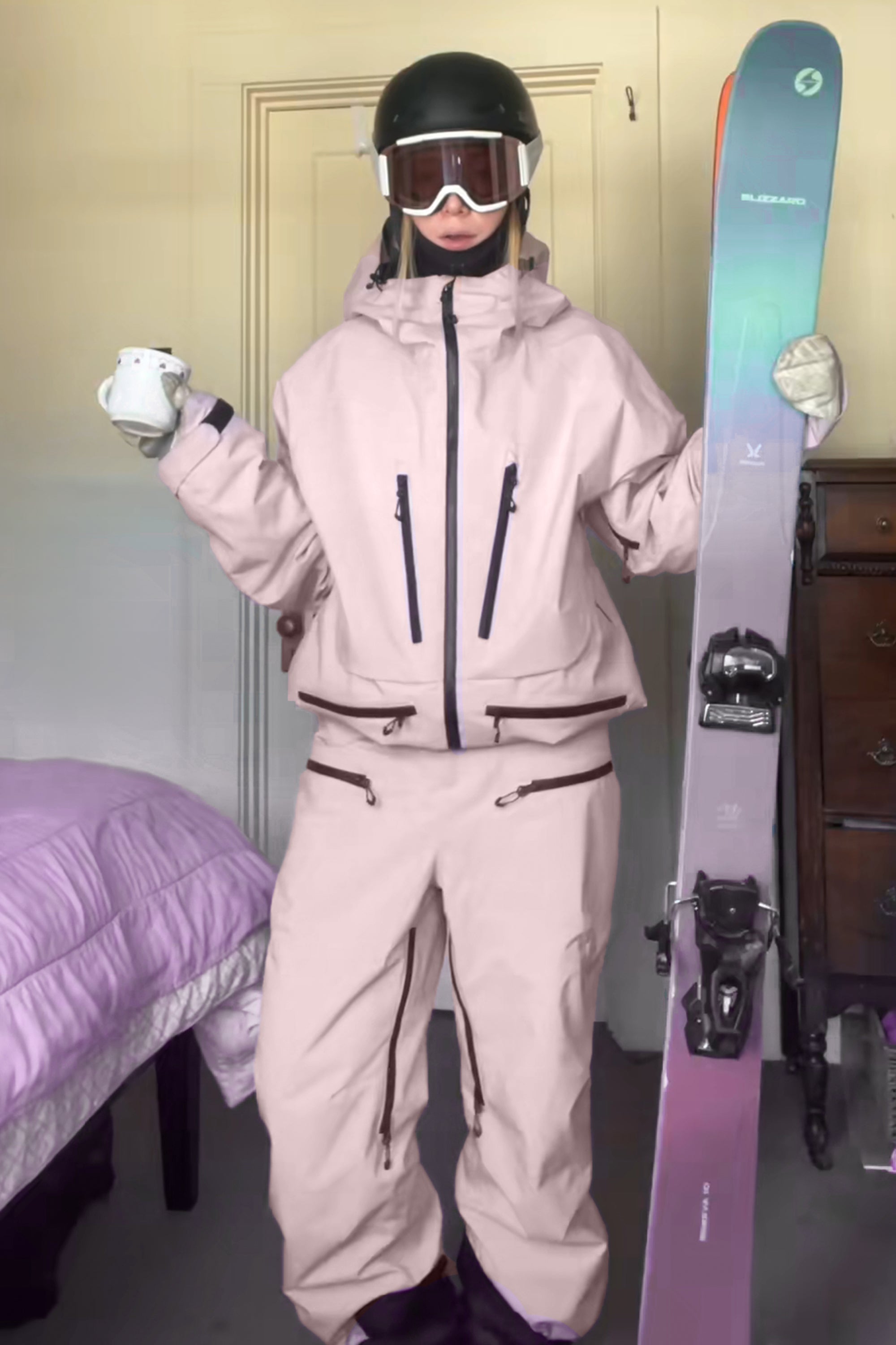 Women's Multifunctional Waterproof Insulated Snow Jacket-Fineriform