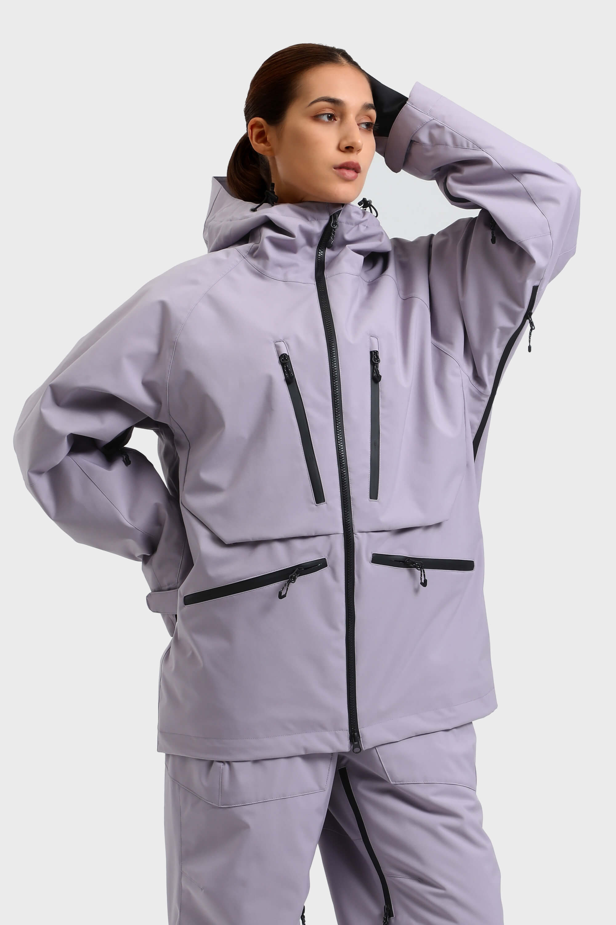 Women's Multifunctional Waterproof Insulated Snow Jacket-Fineriform