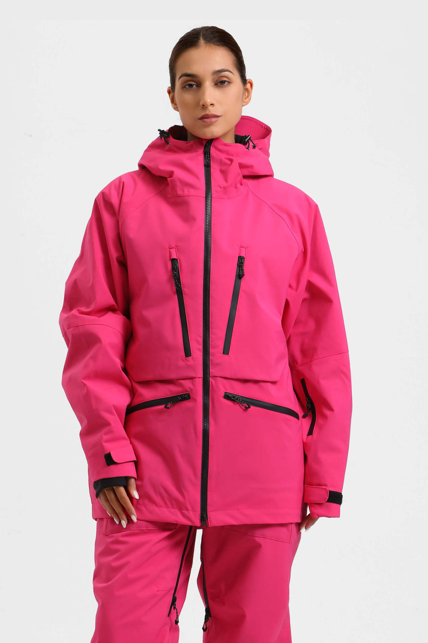 Women's Multifunctional Waterproof Insulated Snow Jacket-Fineriform