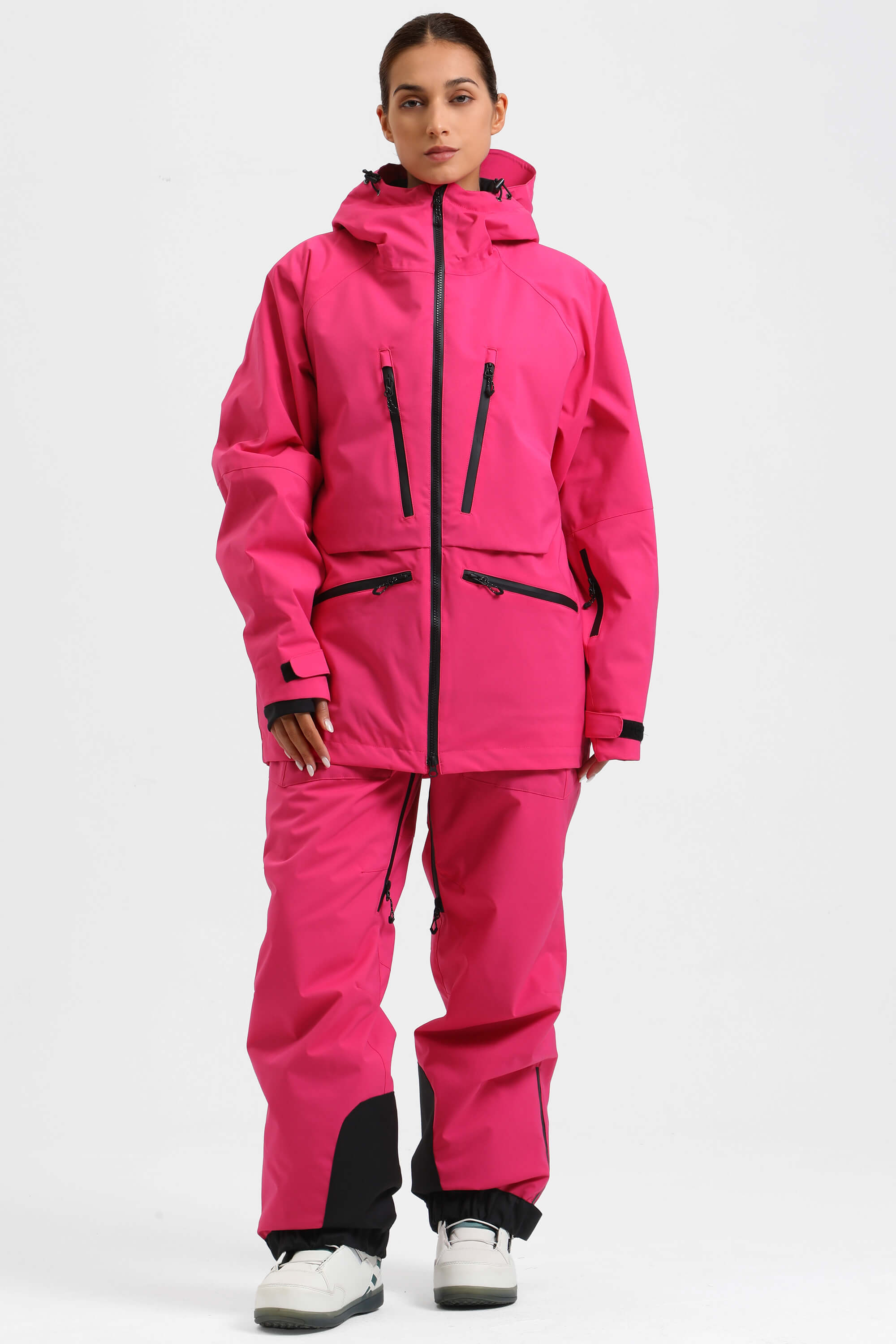 Women's Multifunctional Waterproof Insulated Snow Jacket-Fineriform