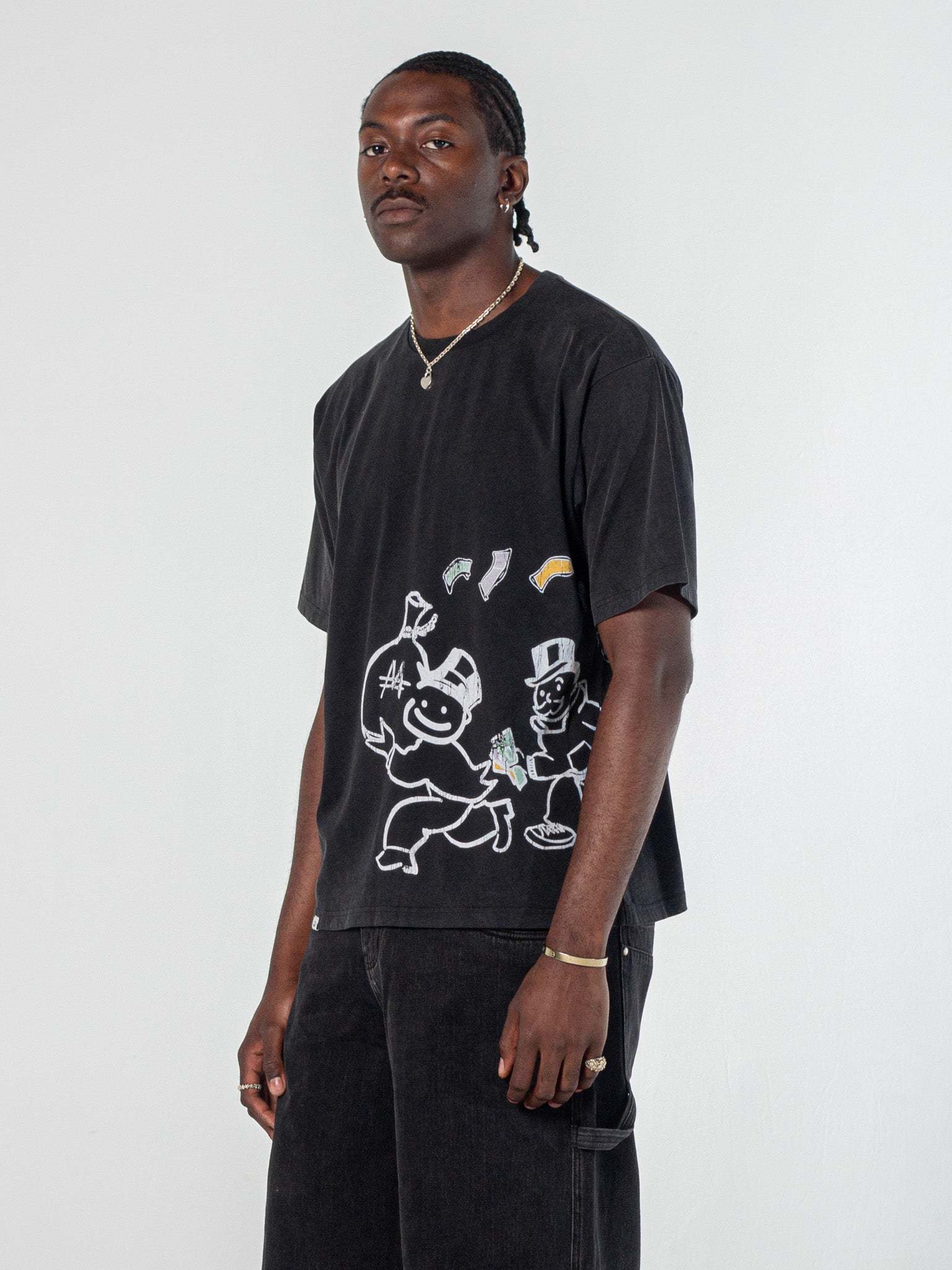 CHANCE ENCOUNTER TEE - VINTAGE BLACK-Fineriform