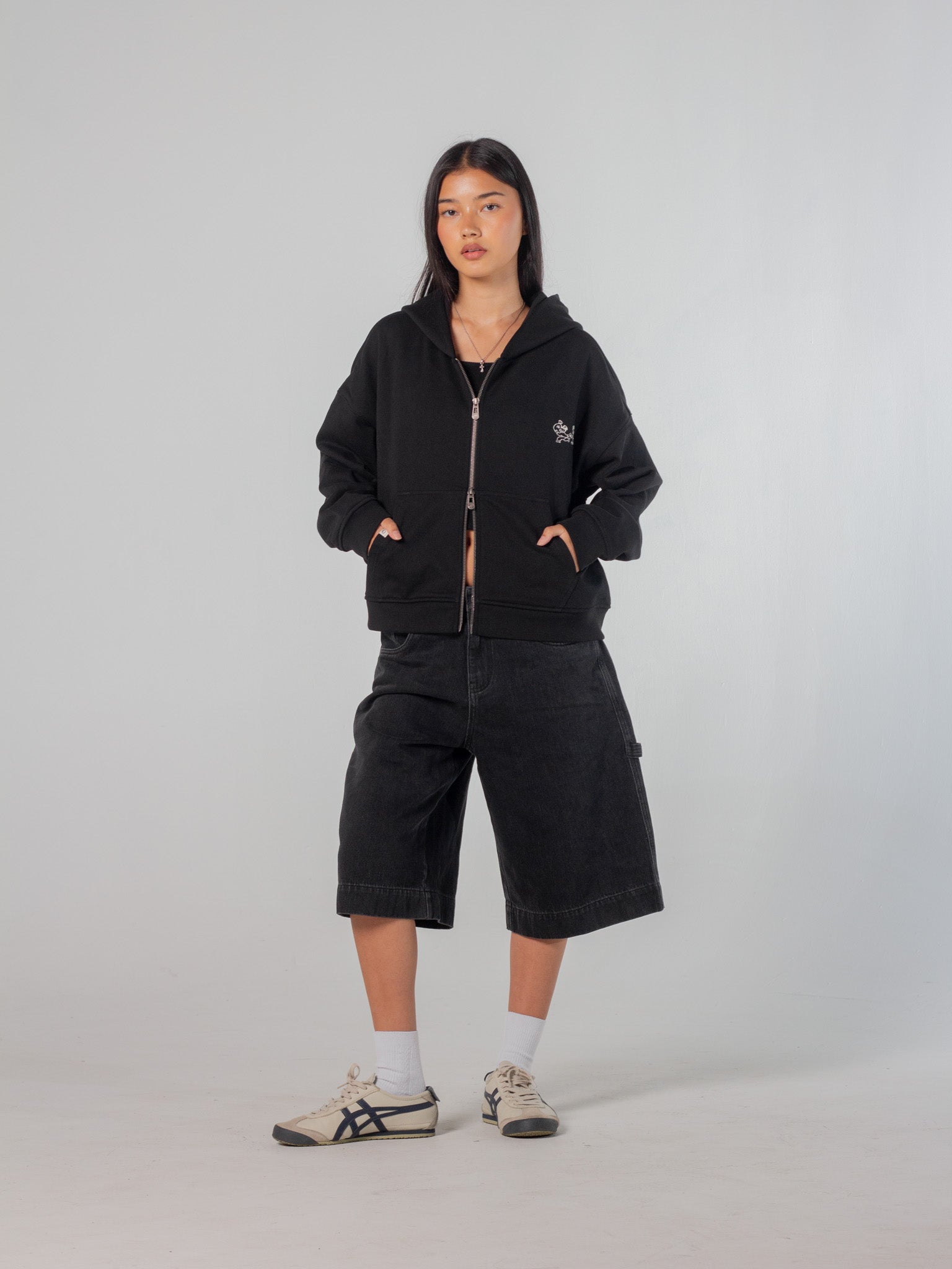 CHANCE ENCOUNTER ZIP UP - BLACK-Fineriform