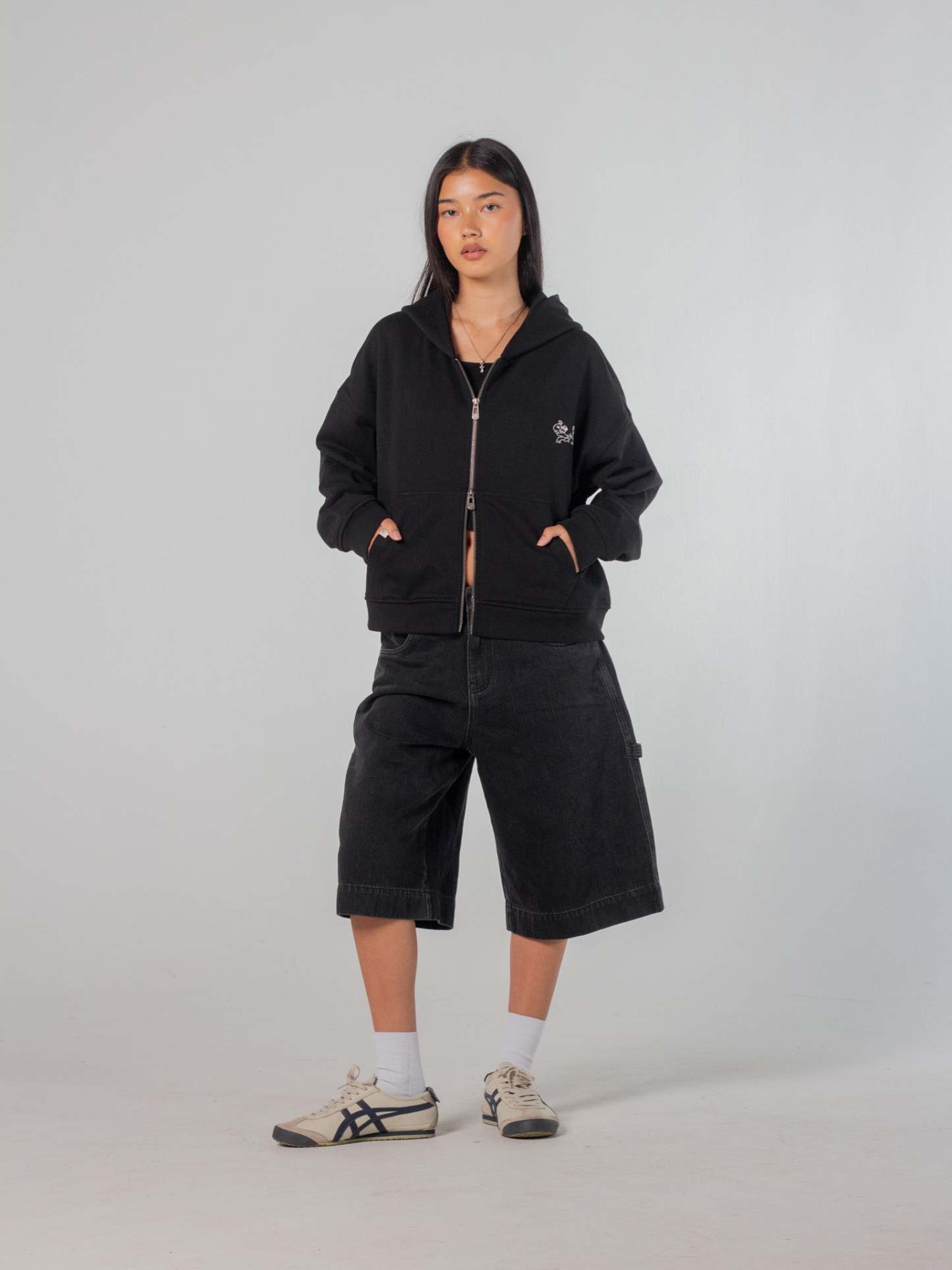 CHANCE ENCOUNTER ZIP UP - BLACK-Fineriform
