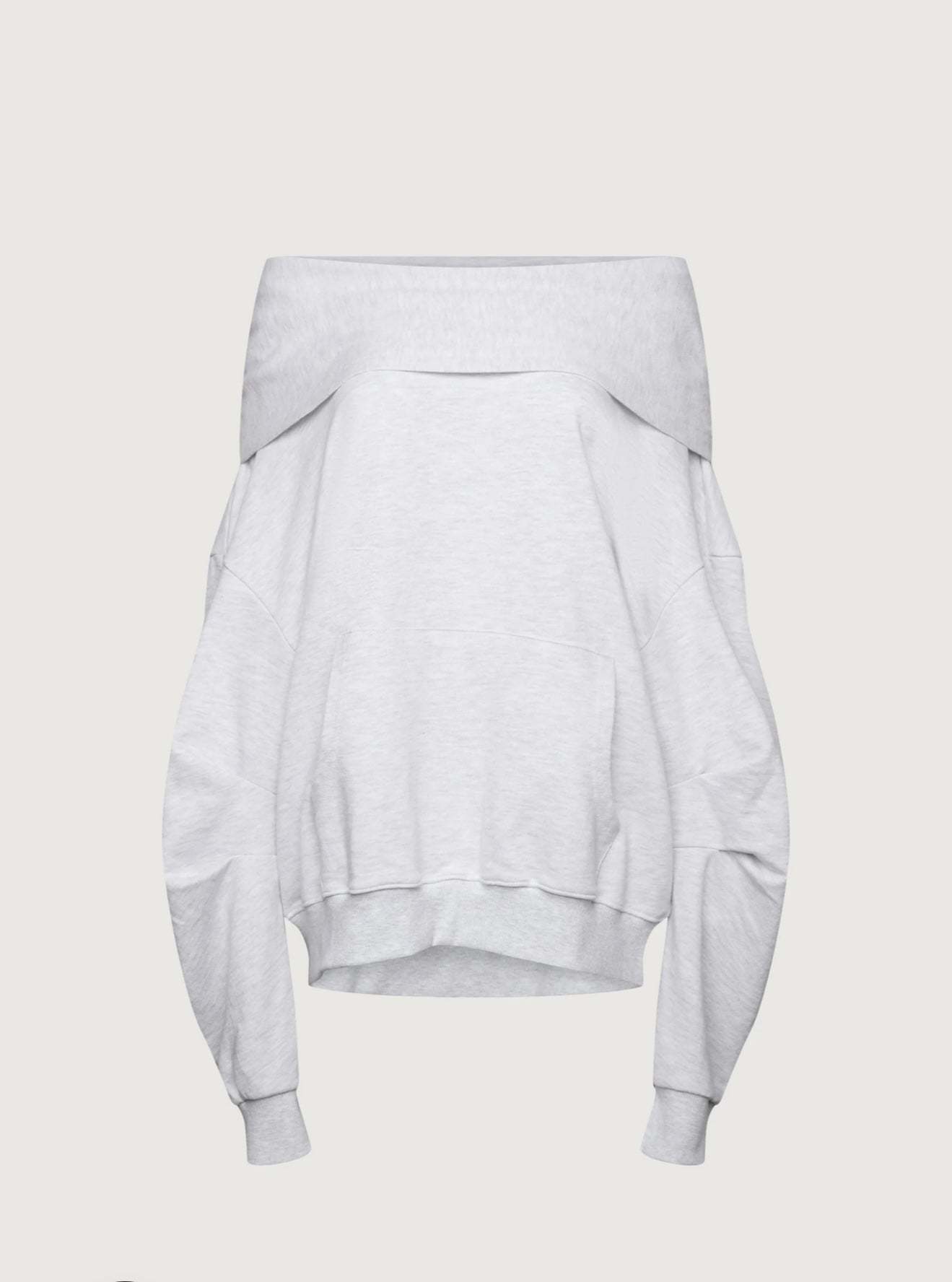off-shoulder hoodie-Fineriform